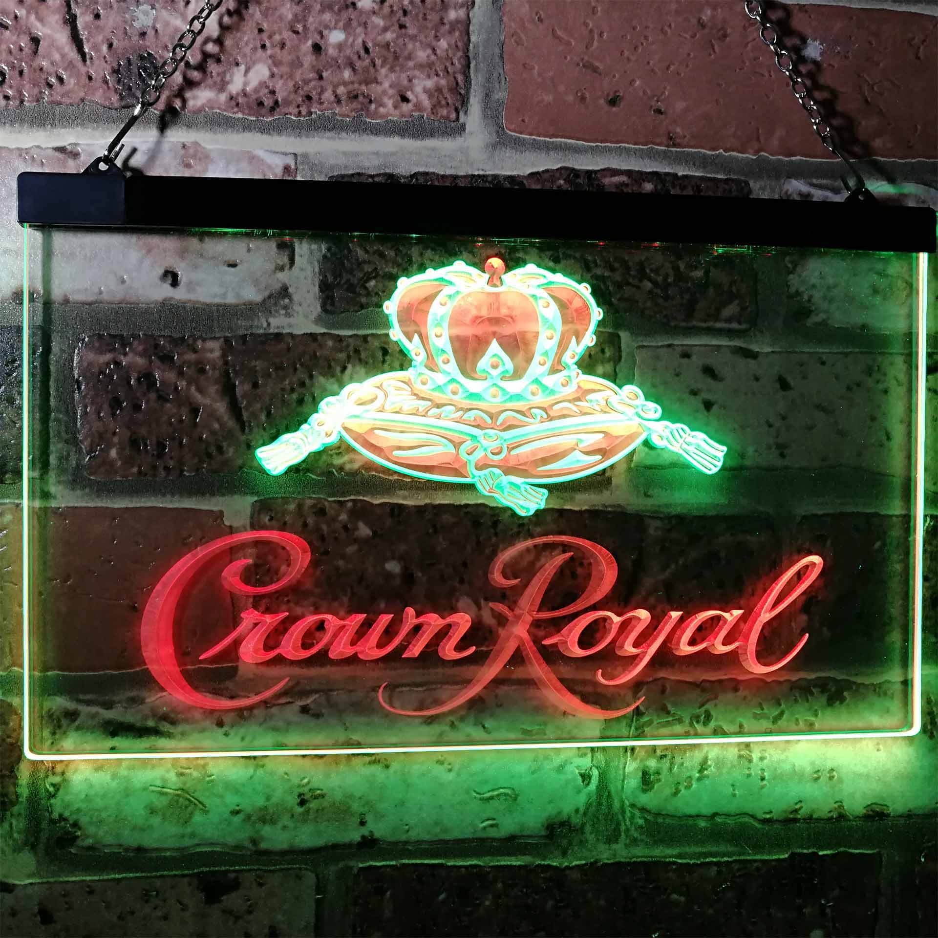 Crown Royal Beer Bar A Dual Color LED Neon Sign ProLedSign