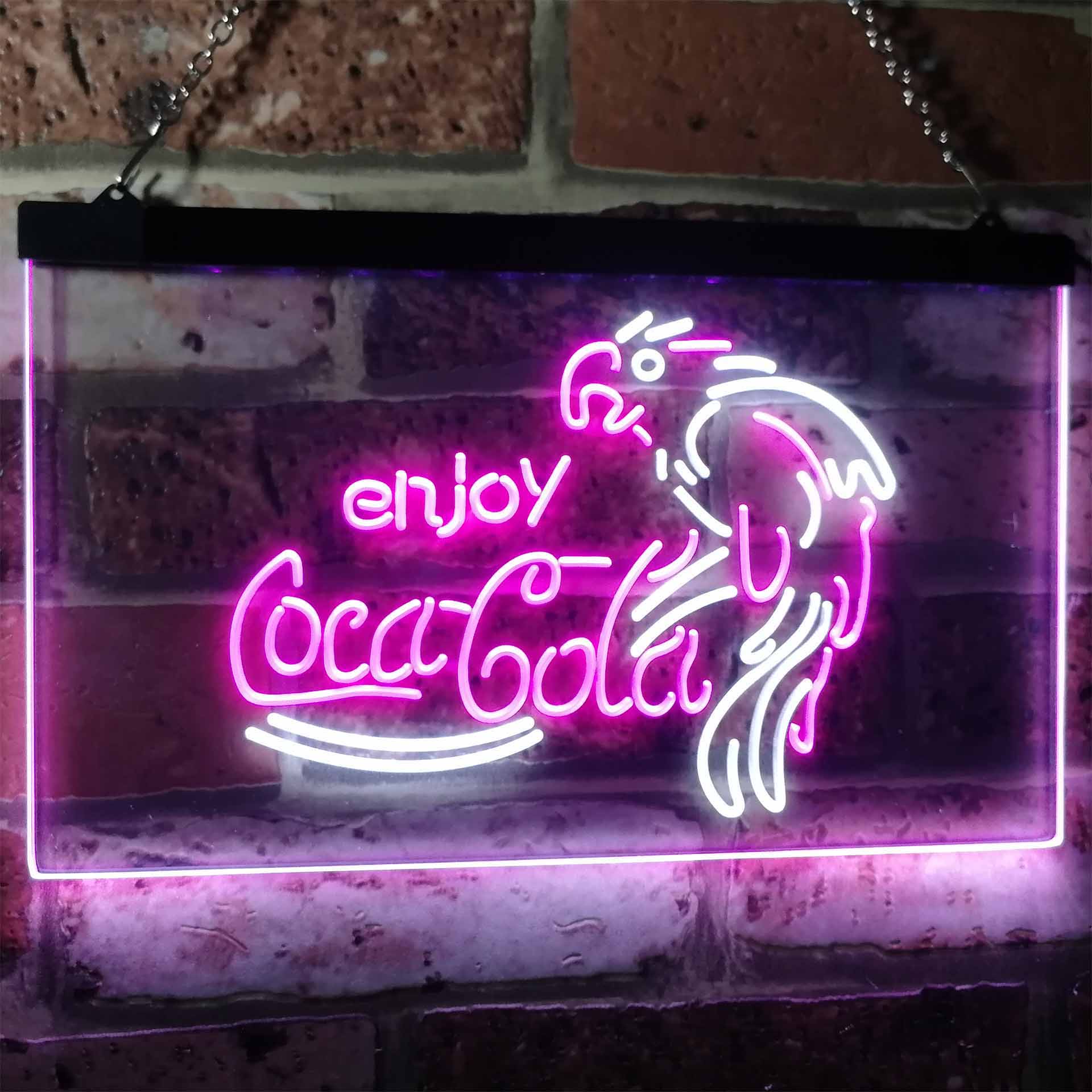 Coca Cola Classic Logo Bar Neon-Like LED Sign
