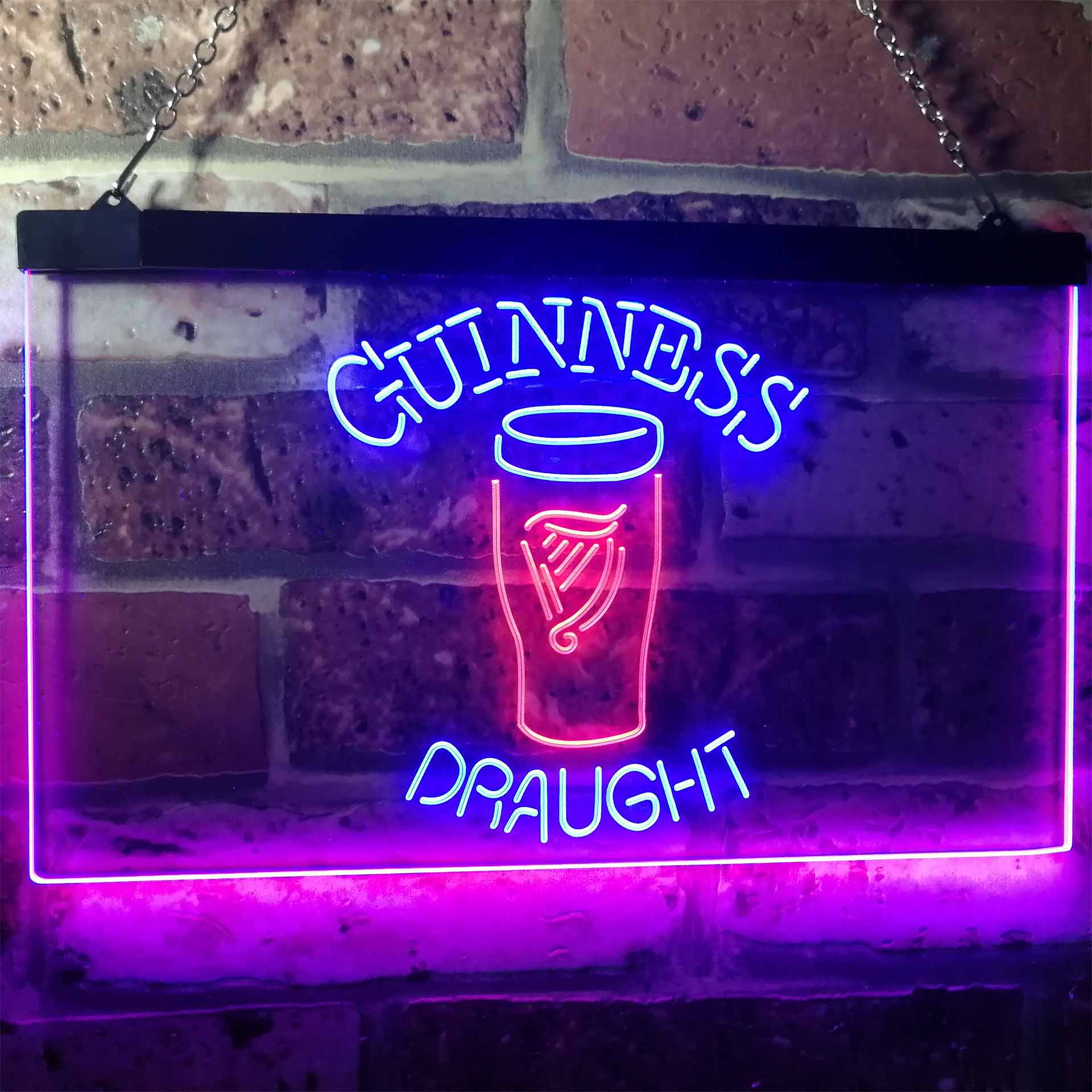 Guinness Draught Ale Beer Bar Neon-Like LED Sign - ProLedSign