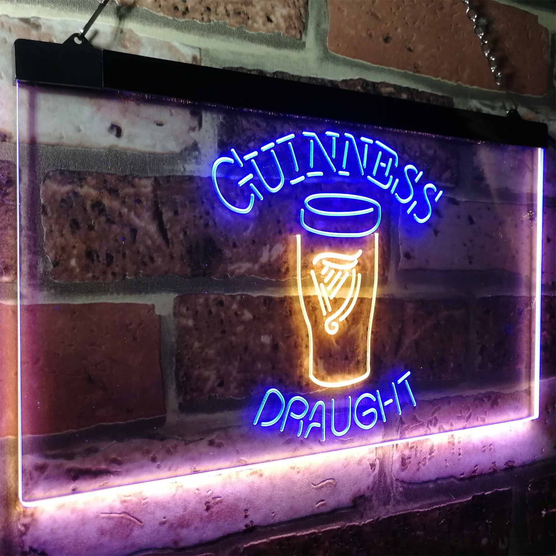 Guinness Draught Ale Beer Bar Neon-Like LED Sign - ProLedSign