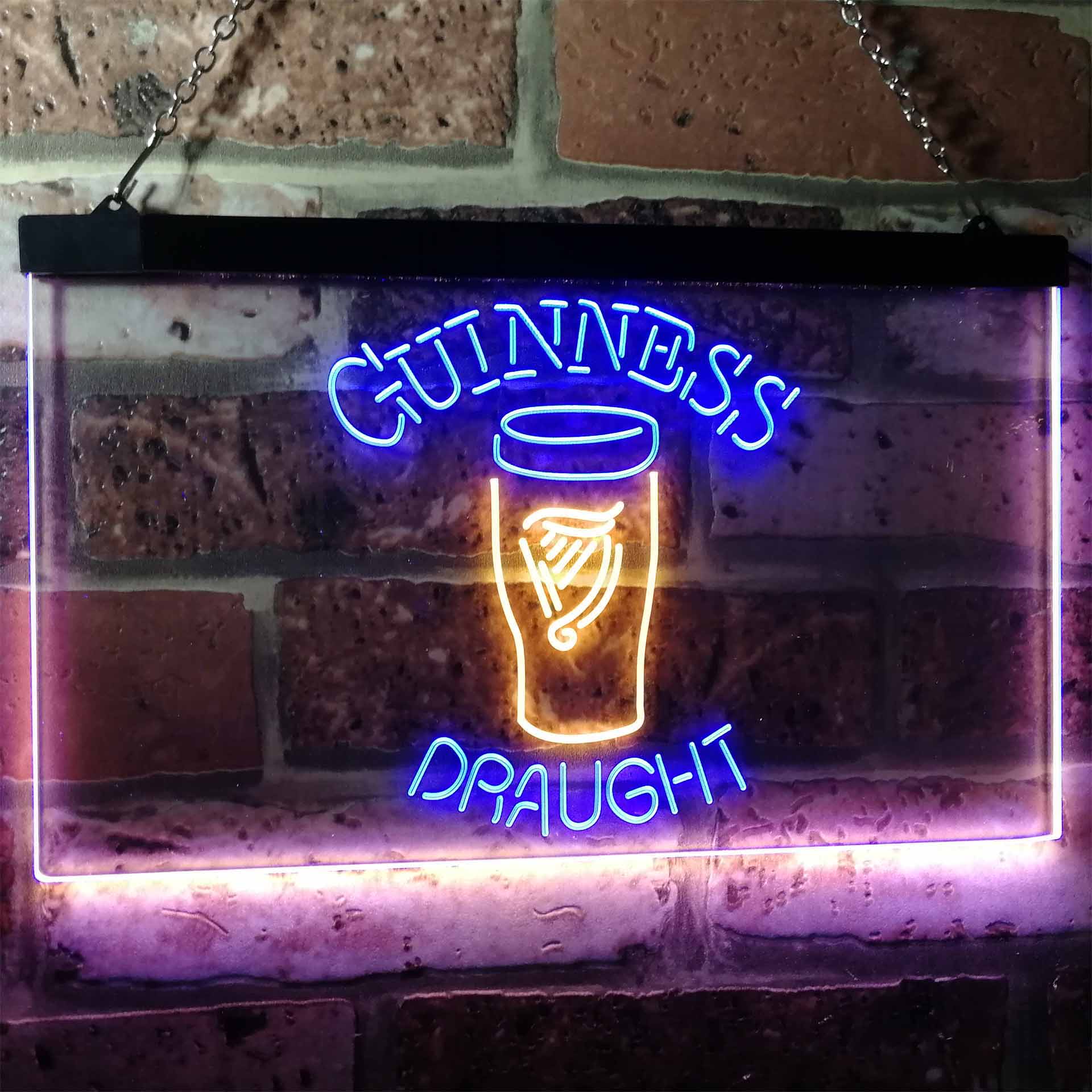 Guinness Draught Ale Beer Bar Neon-Like LED Sign - ProLedSign