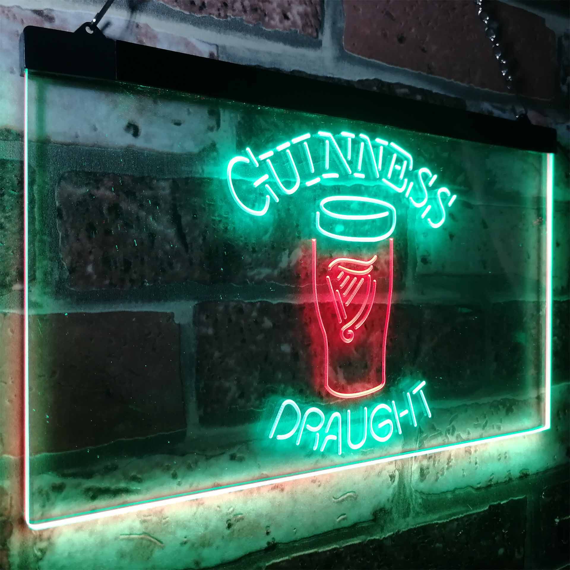 Guinness Draught Ale Beer Bar Neon-Like LED Sign - ProLedSign