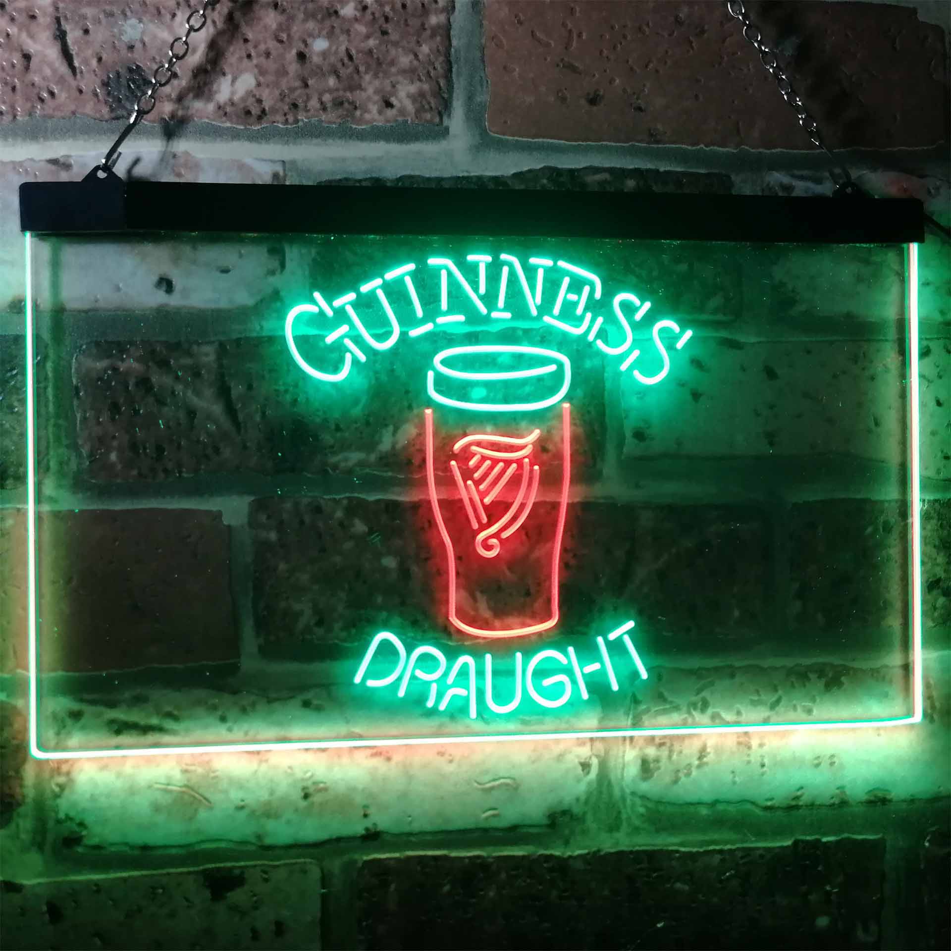 Guinness Draught Ale Beer Bar Neon-Like LED Sign - ProLedSign