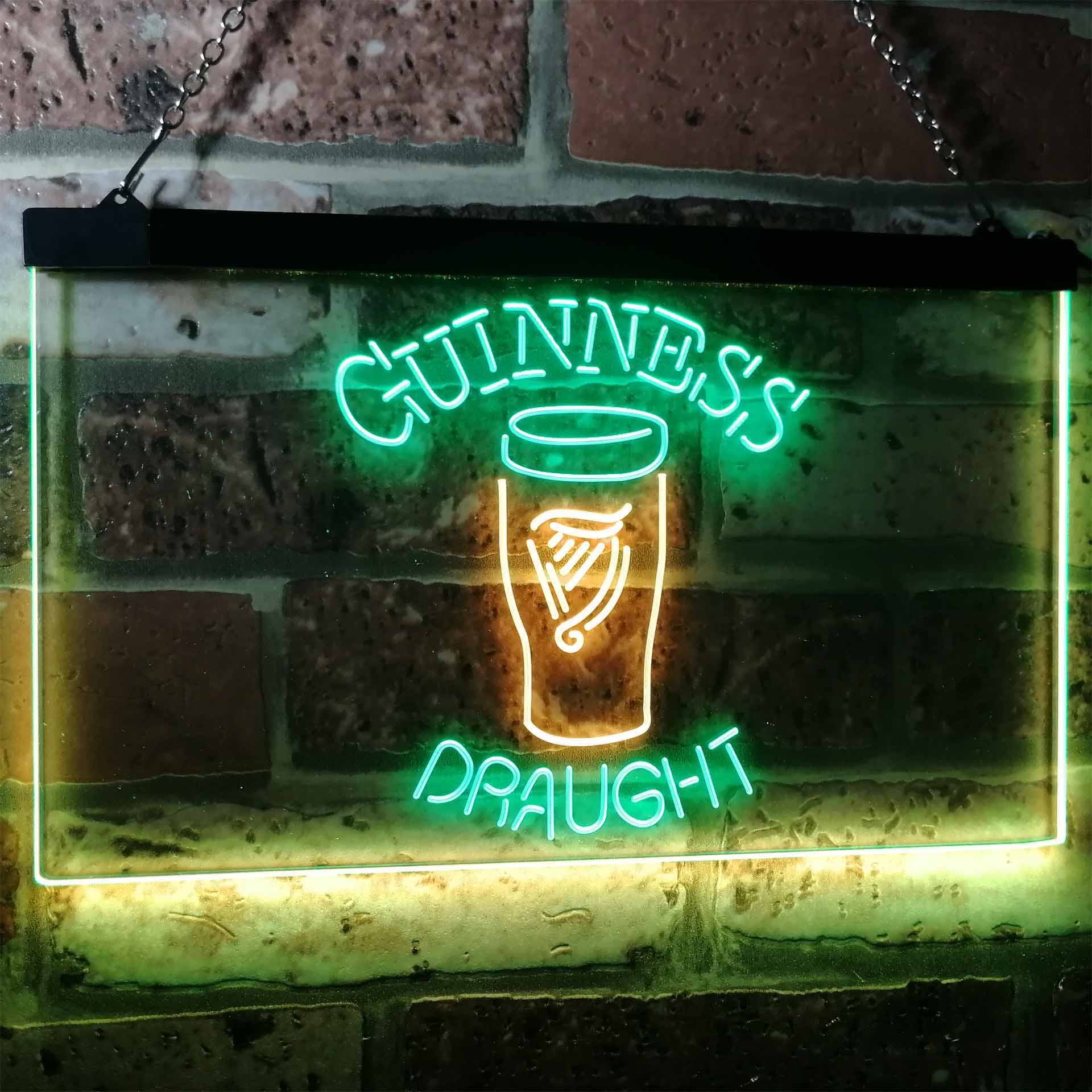 Guinness Draught Ale Beer Bar Neon-Like LED Sign - ProLedSign