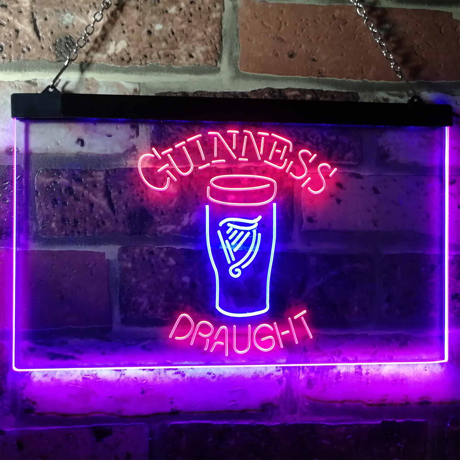 Guinness Draught Ale Beer Bar Neon-Like LED Sign - ProLedSign