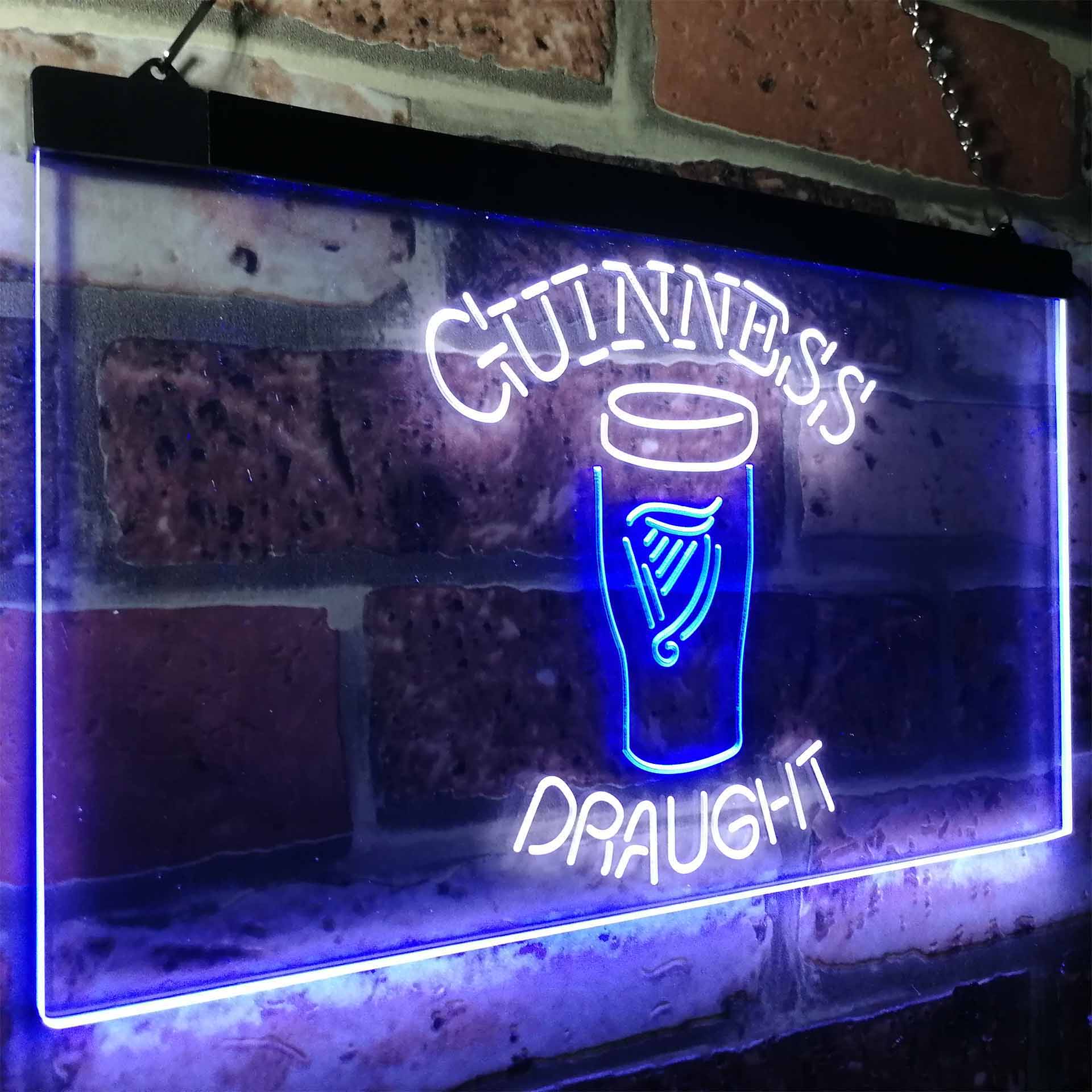 Guinness Draught Ale Beer Bar Neon-Like LED Sign - ProLedSign