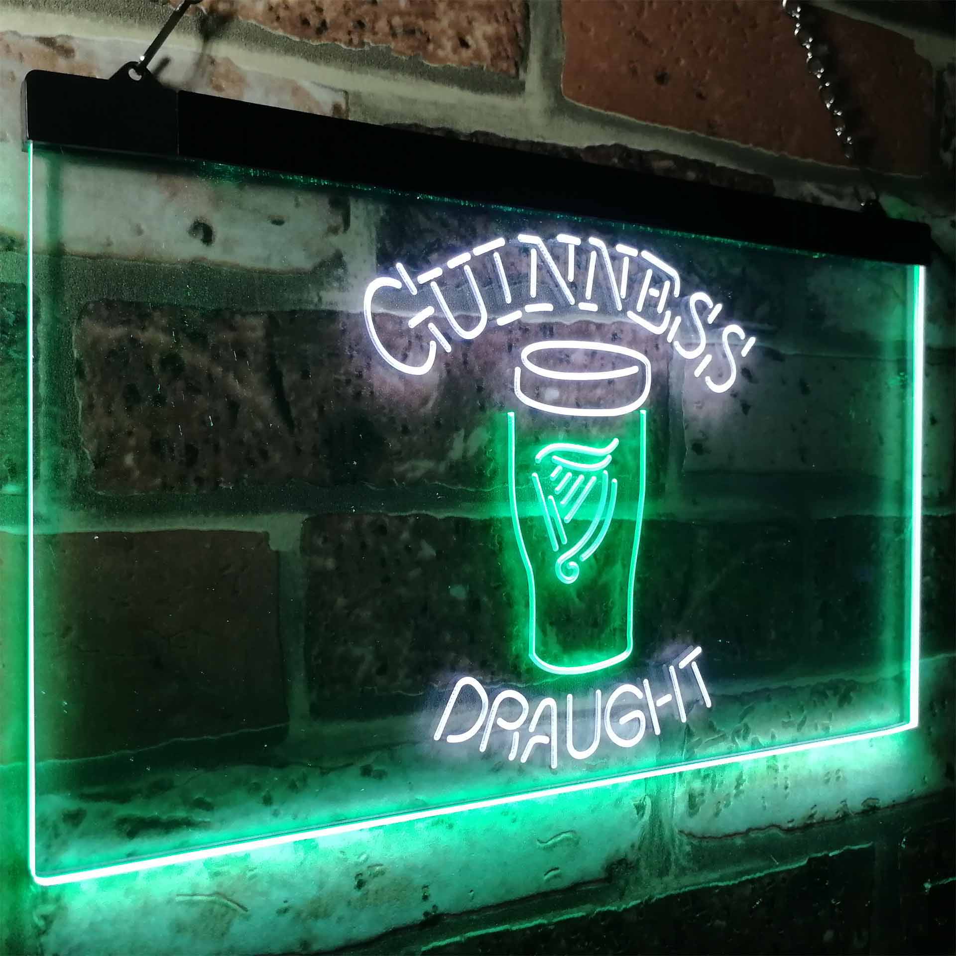 Guinness Draught Ale Beer Bar Neon-Like LED Sign - ProLedSign