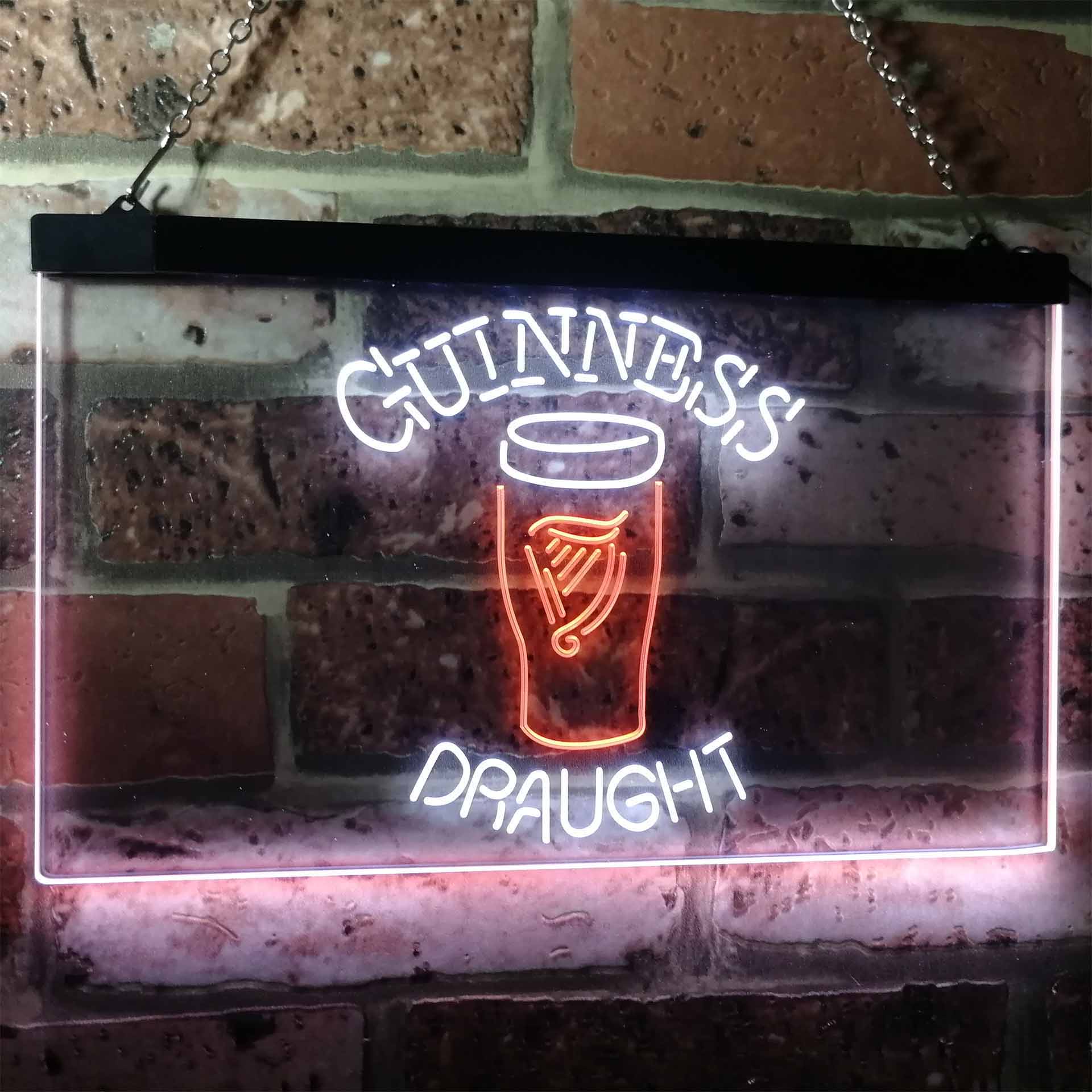 Guinness Draught Ale Beer Bar Neon-Like LED Sign - ProLedSign