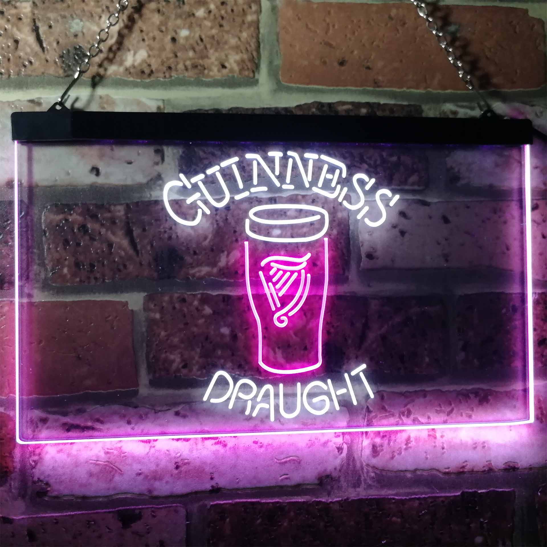 Guinness Draught Ale Beer Bar Neon-Like LED Sign - ProLedSign