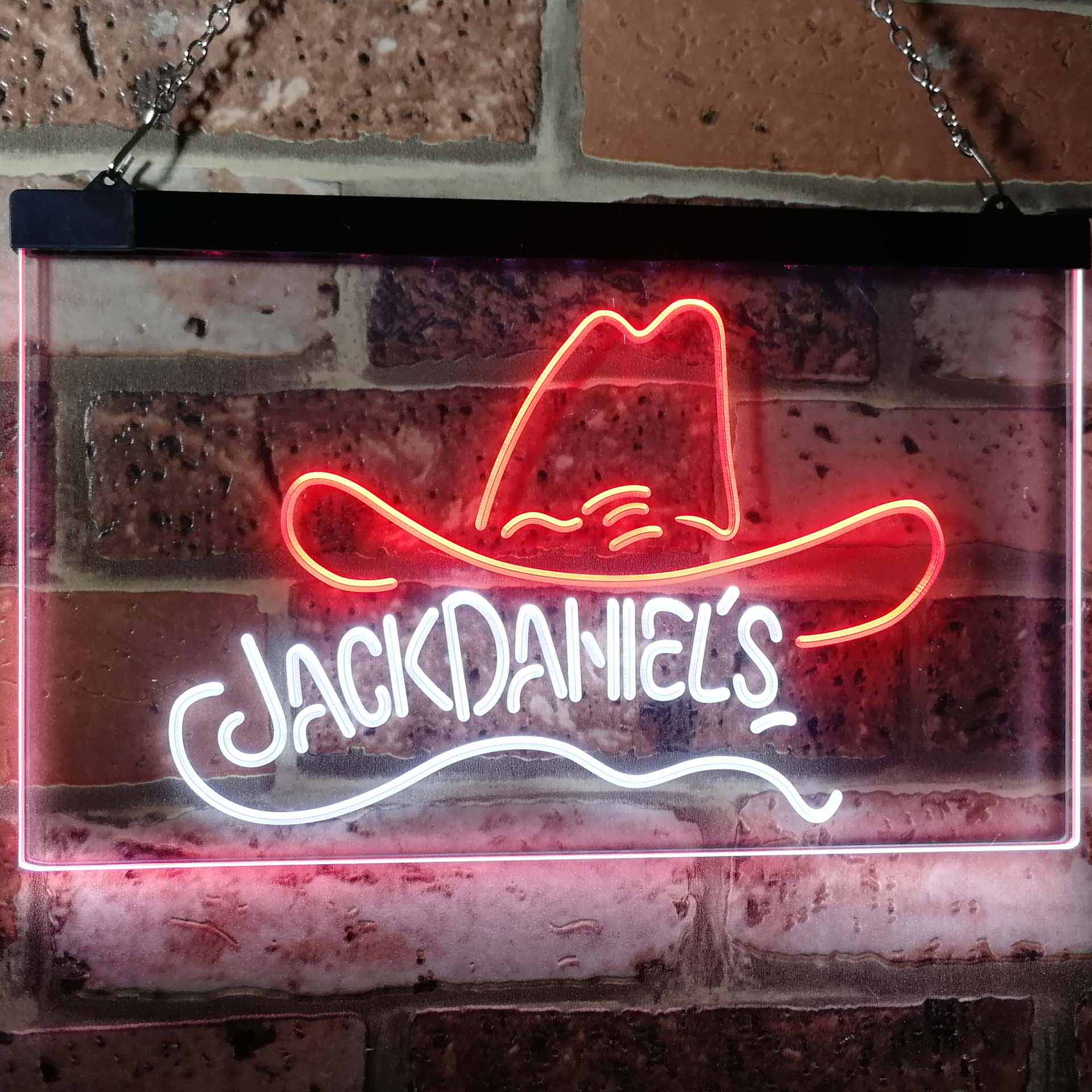 Jack Daniel's Hat Home Bar Neon LED Sign