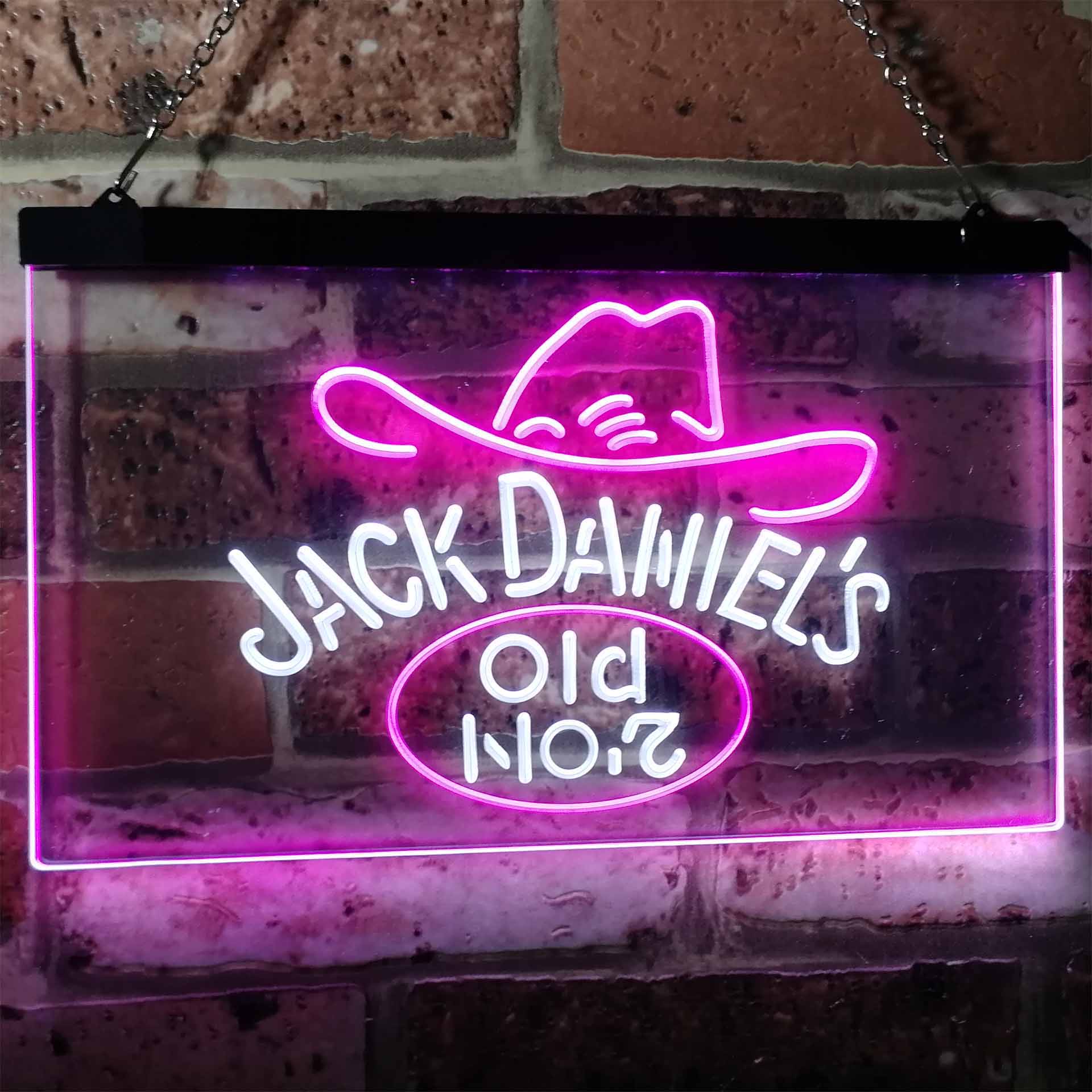 Jack Daniel's Hat No. 7 Neon-Like LED Sign