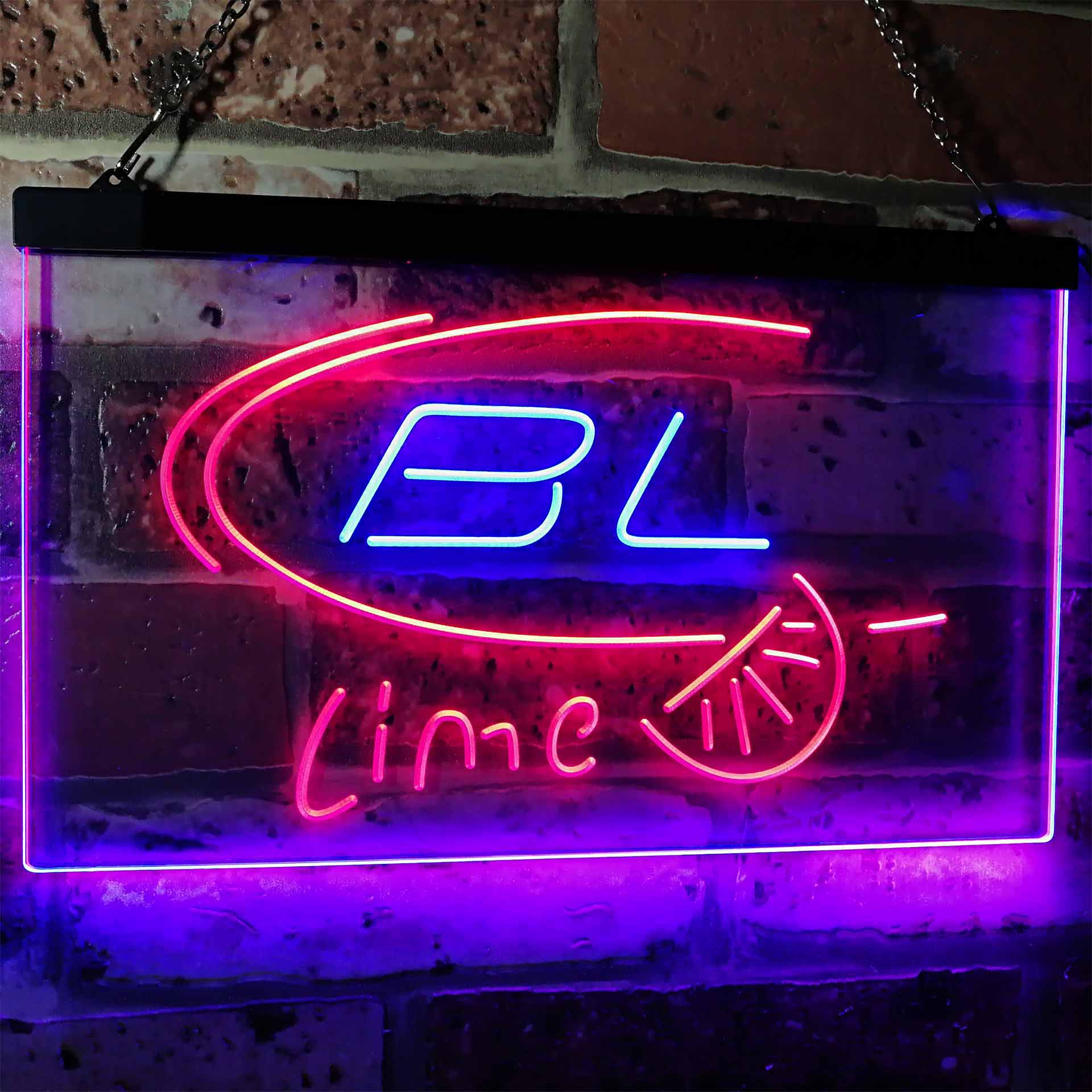 Bud Light Lime Beer Bar Dual Color LED Neon Sign ProLedSign