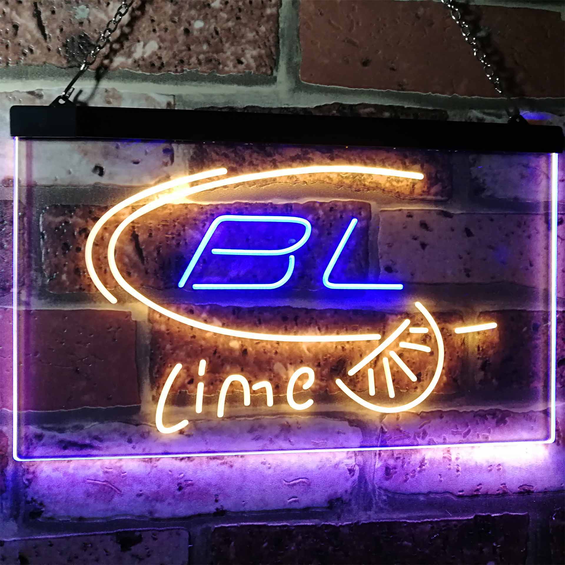 Bud Light Lime Beer Bar Dual Color LED Neon Sign ProLedSign