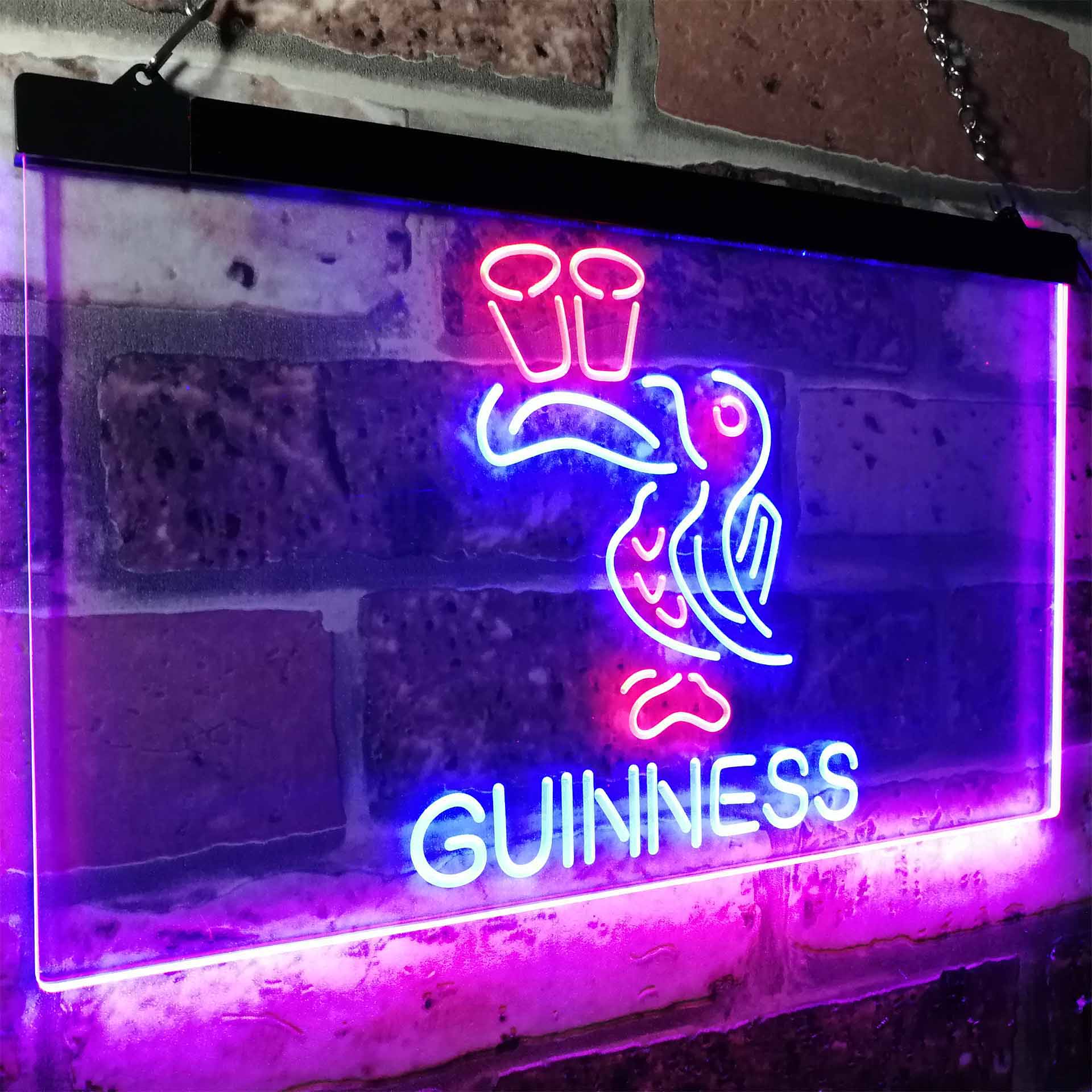 Lovely Day Guinness Beer Toucan Bar Decor Neon-Like LED Sign
