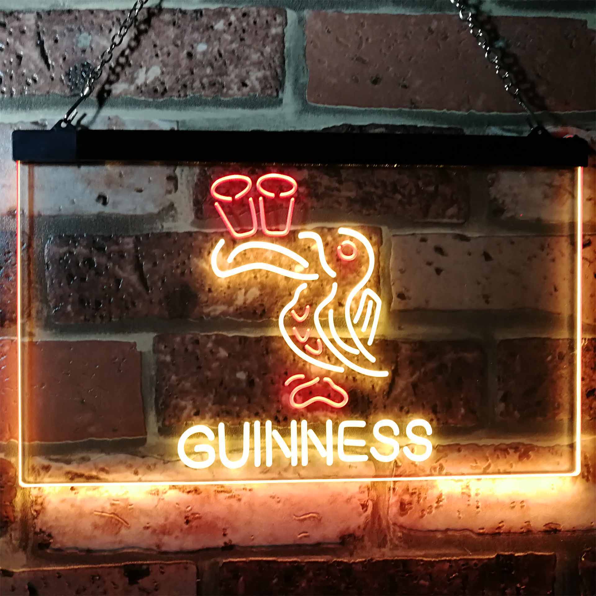 Lovely Day Guinness Beer Toucan Bar Decor Neon-Like LED Sign