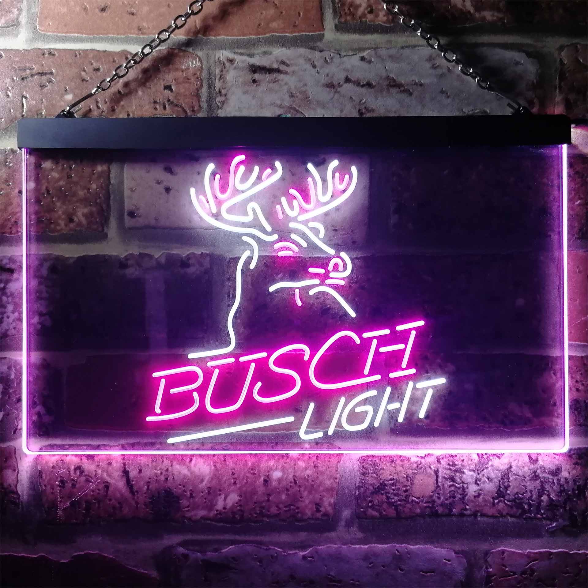 Busch Light Beer Deer Neon-Like LED Sign