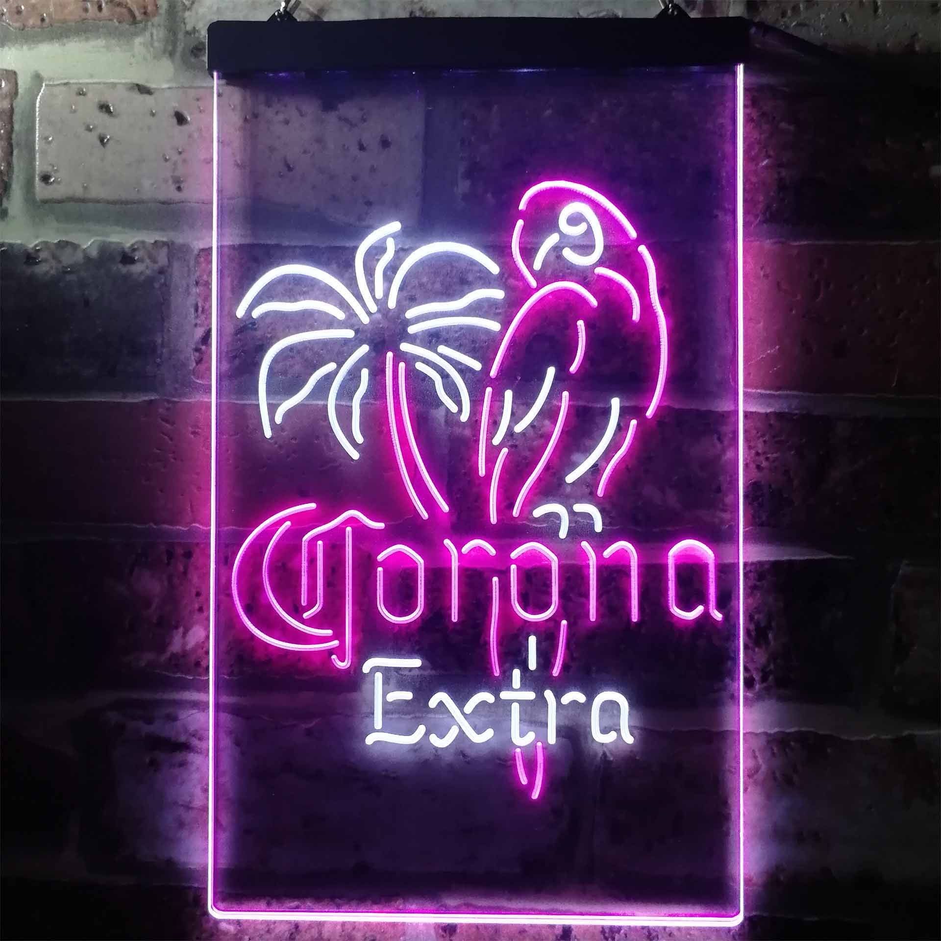 Corona Extra Parrot Neon-Like LED Sign - ProLedSign