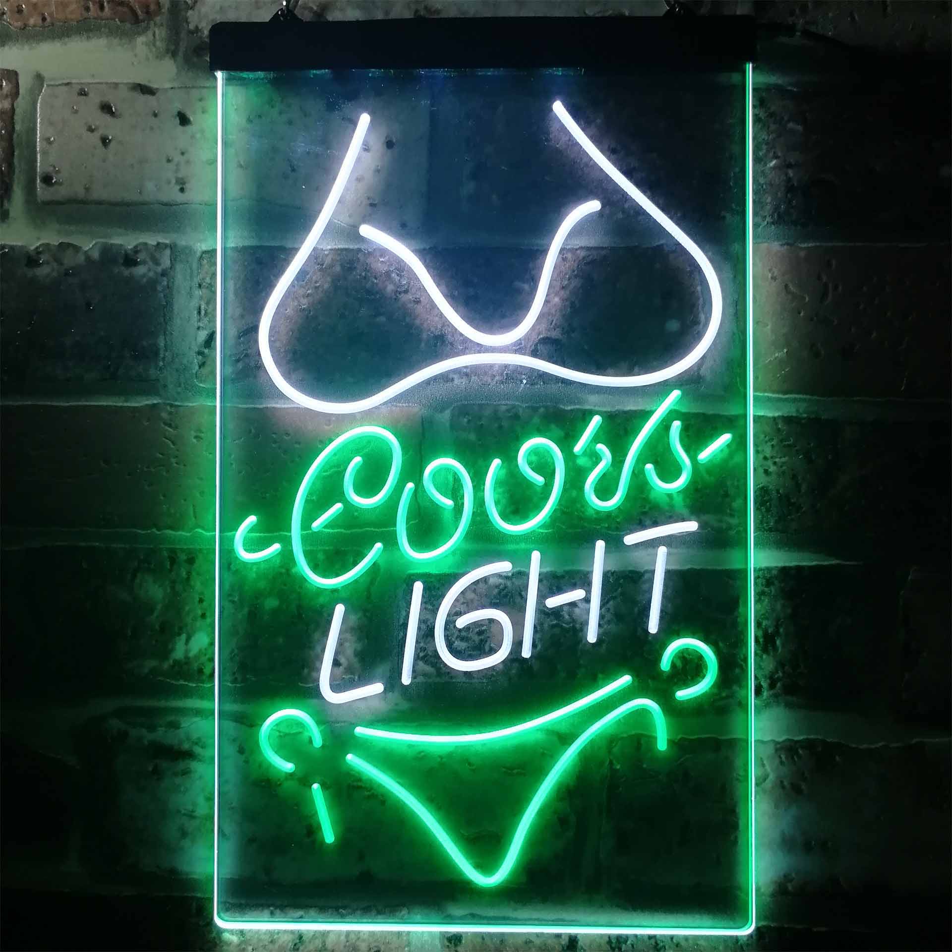 Coors Light Dual Color LED Neon Sign ProLedSign