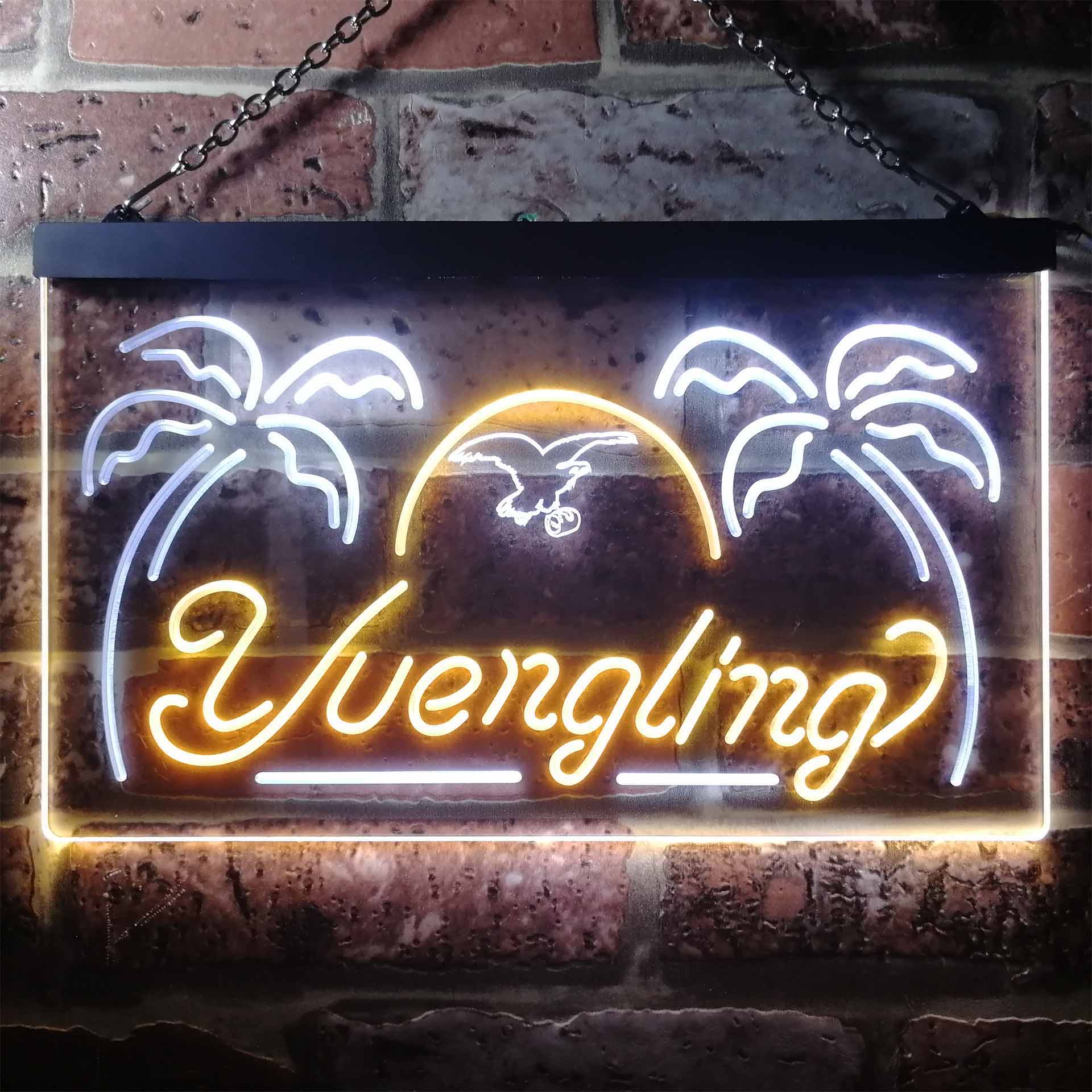 Yuengling Lager Eagle Beer Bar Dual Color LED Neon Sign ProLedSign