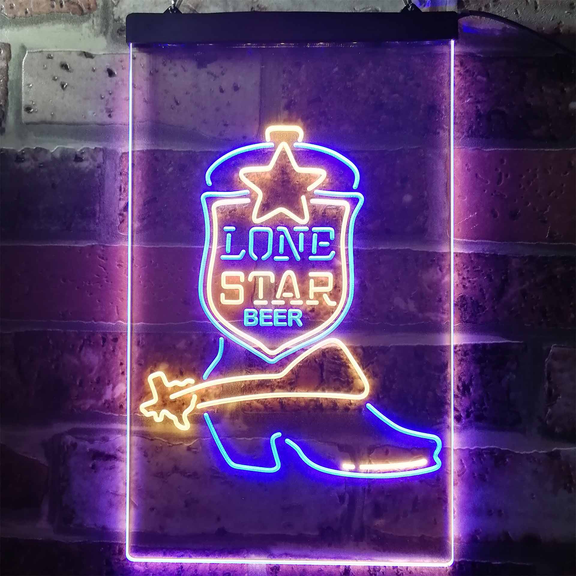 Lone Star Beer Texas Neon-Like LED Sign - ProLedSign