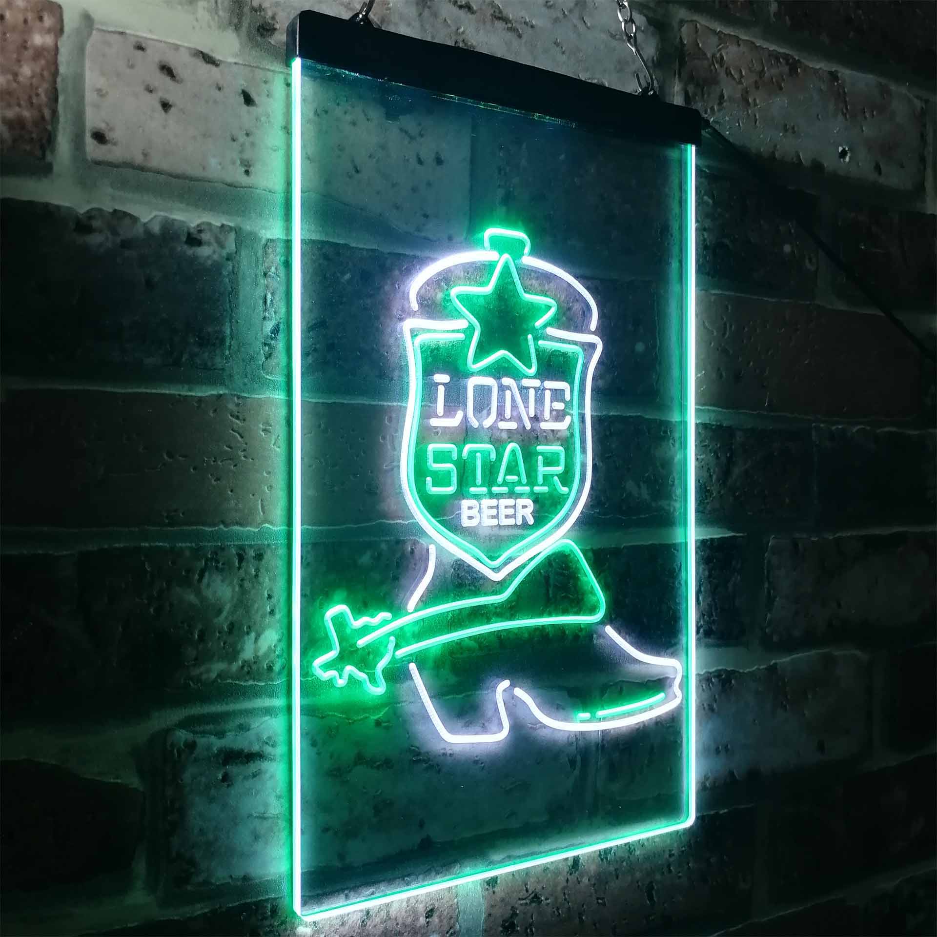 Lone Star Beer Texas Neon-Like LED Sign - ProLedSign