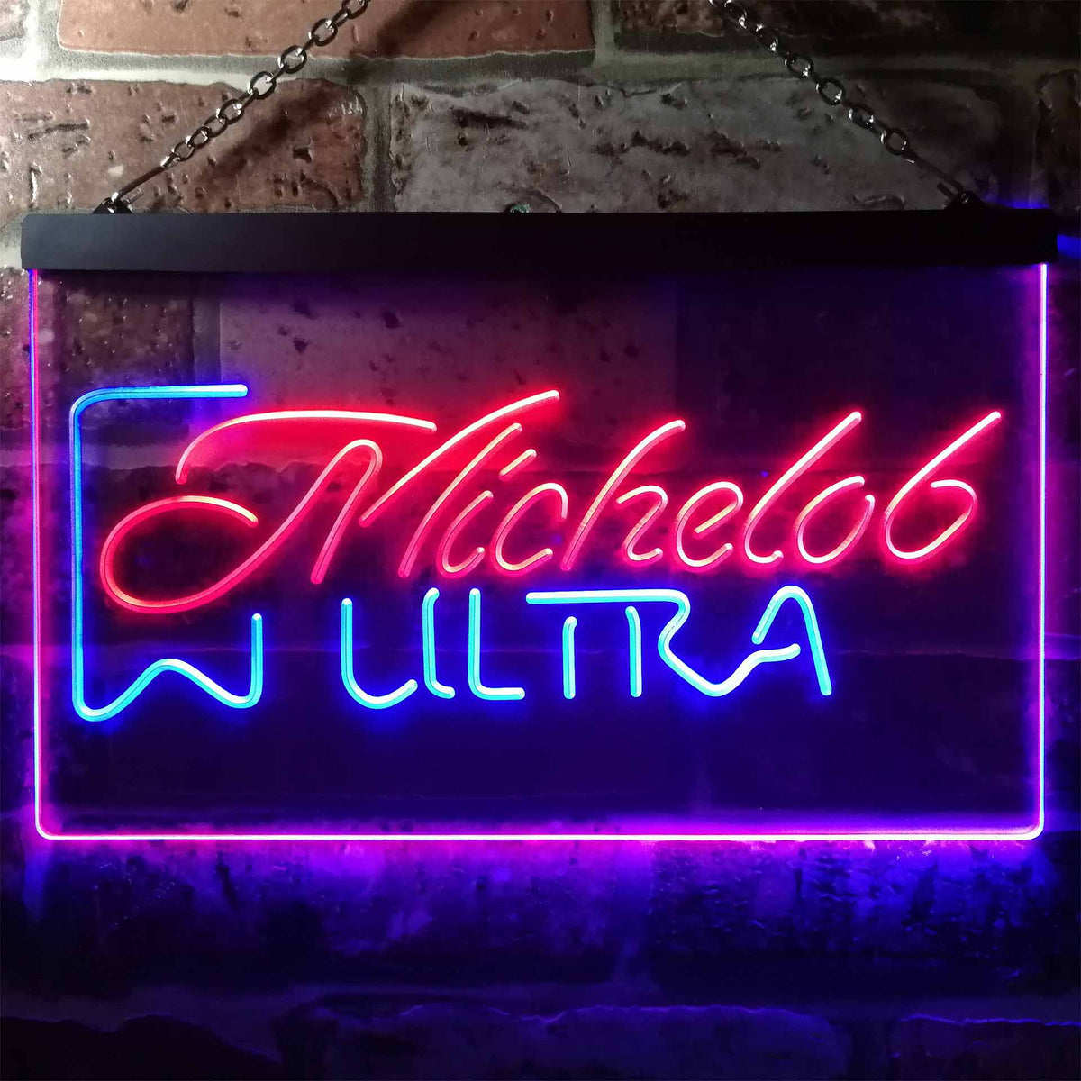 Michelob Ultra Superior Light Logo Neon LED Sign | Home Bar Gift