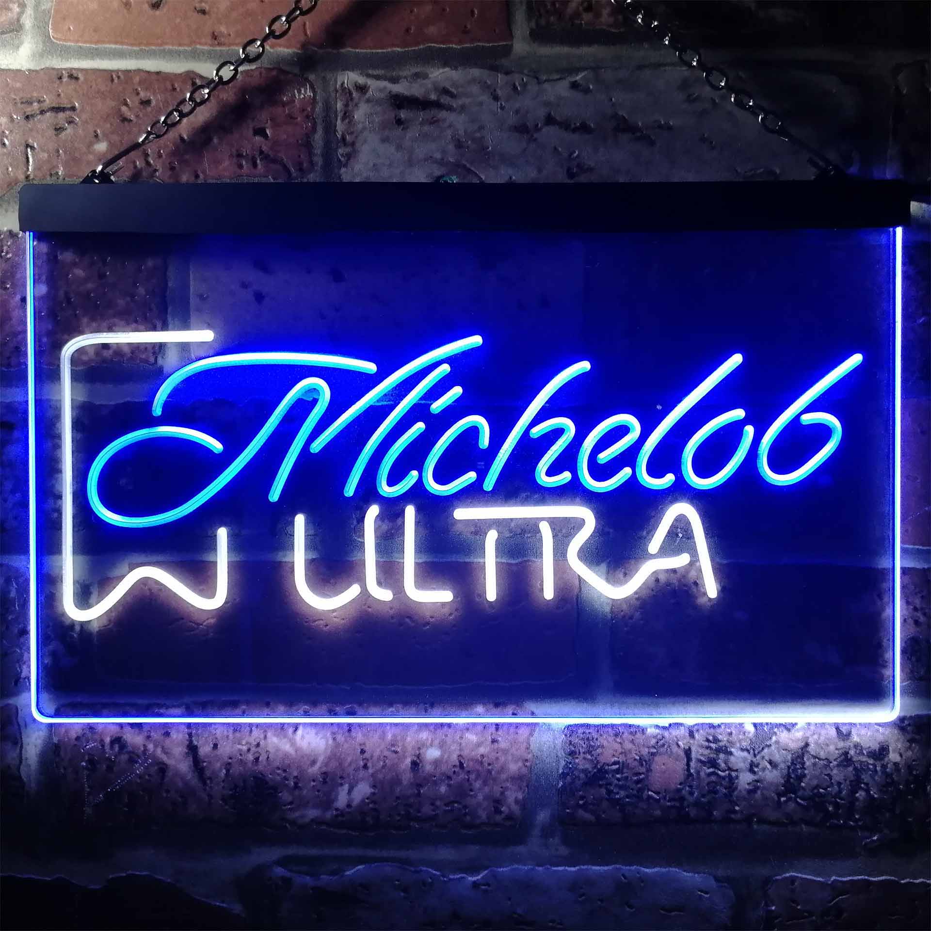 Michelob Ultra Superior Light Beer Dual Color LED Neon Sign ProLedSign