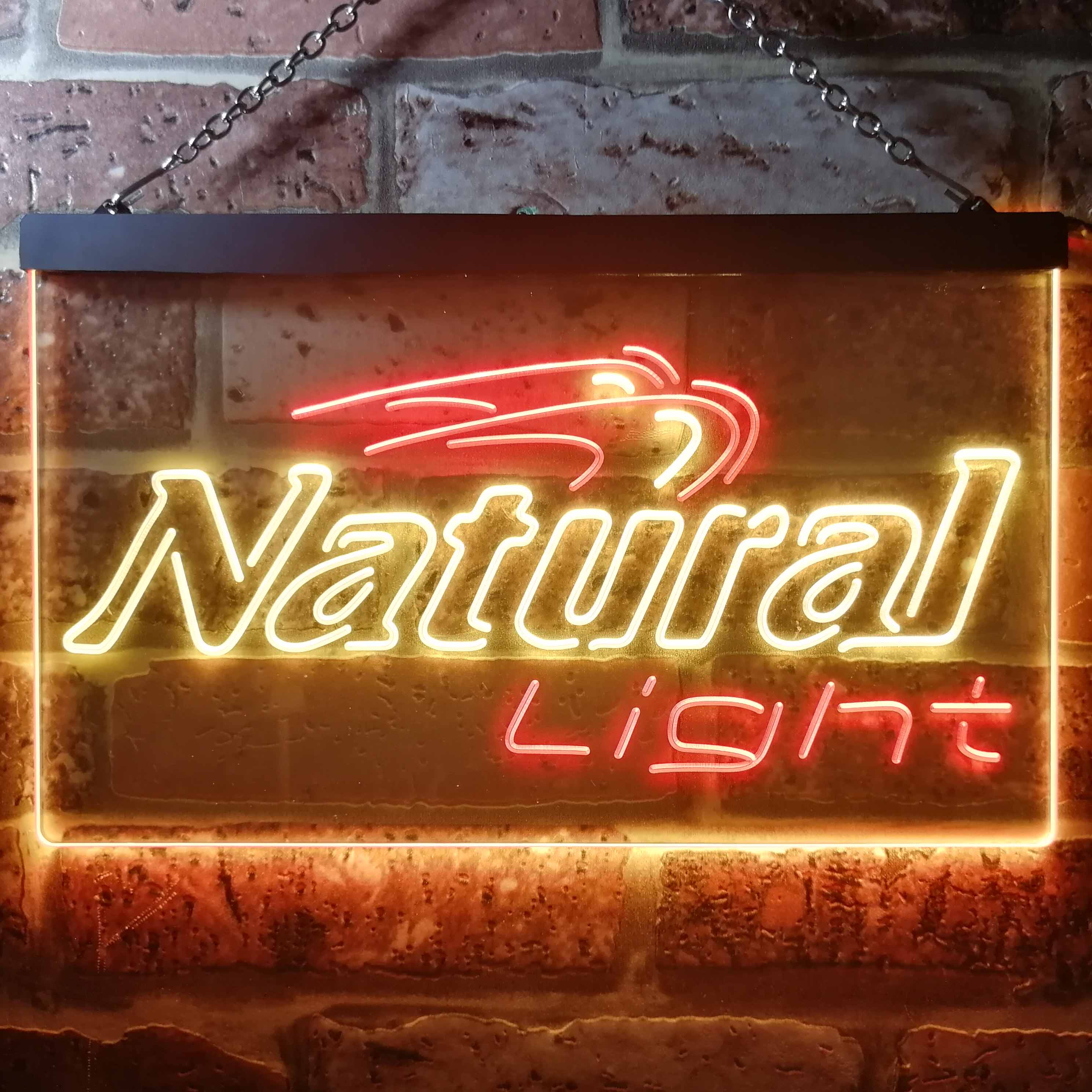 Natural Light Beer Bar Gift Dual Color LED Neon Sign ProLedSign
