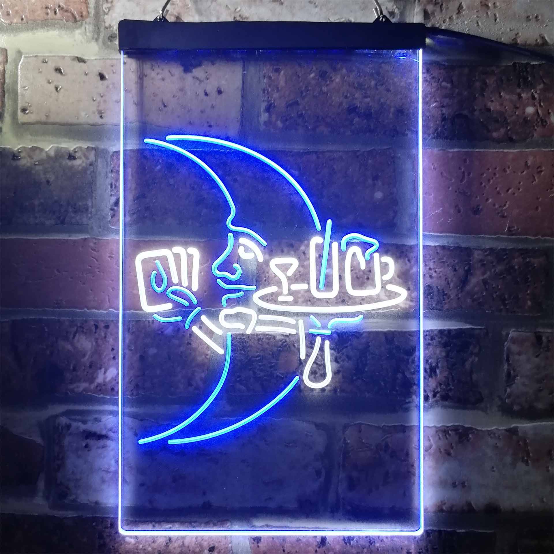 Blue Moon Beer Dual Color LED Neon Sign ProLedSign