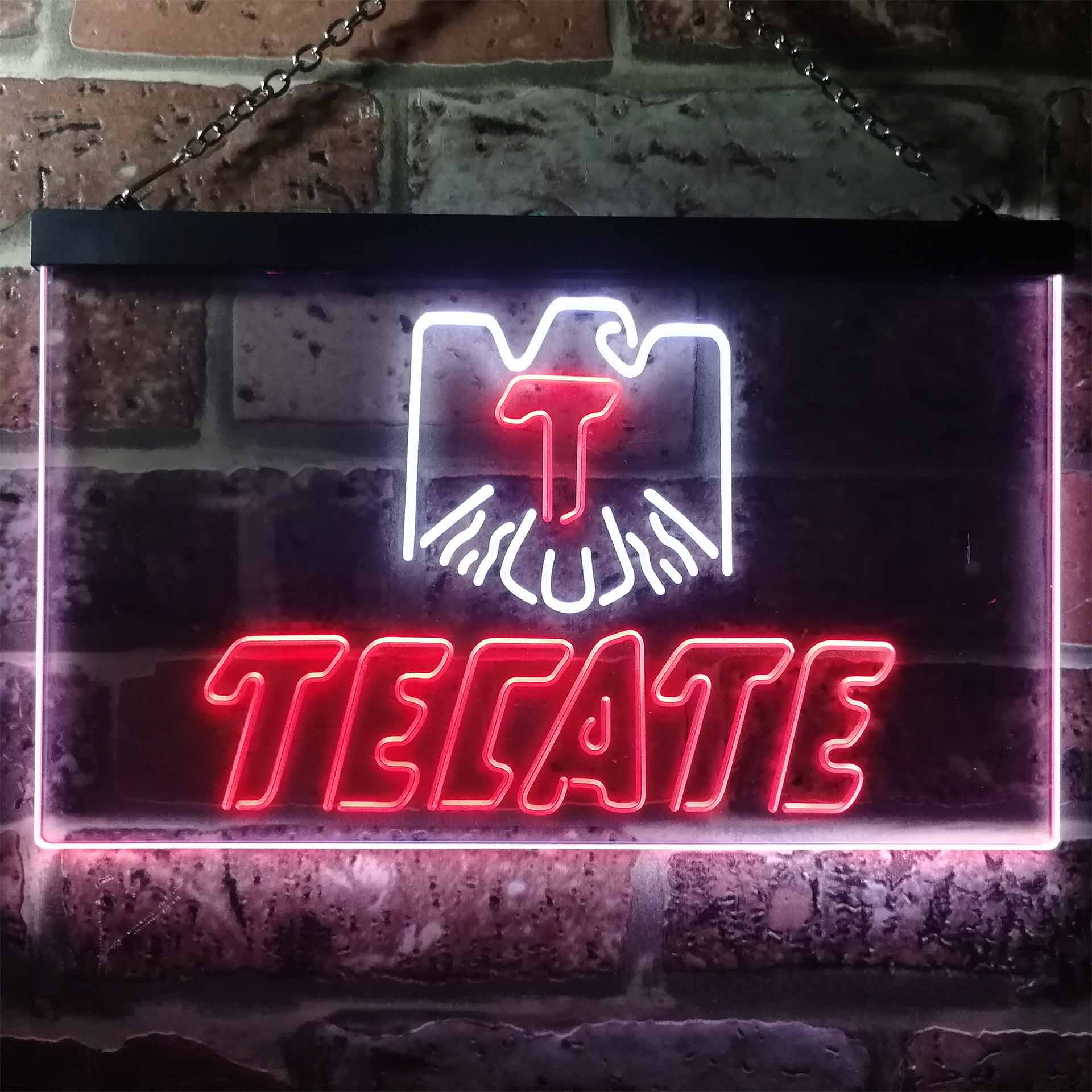 Tecate Beer Bar Dual Color LED Neon Sign ProLedSign