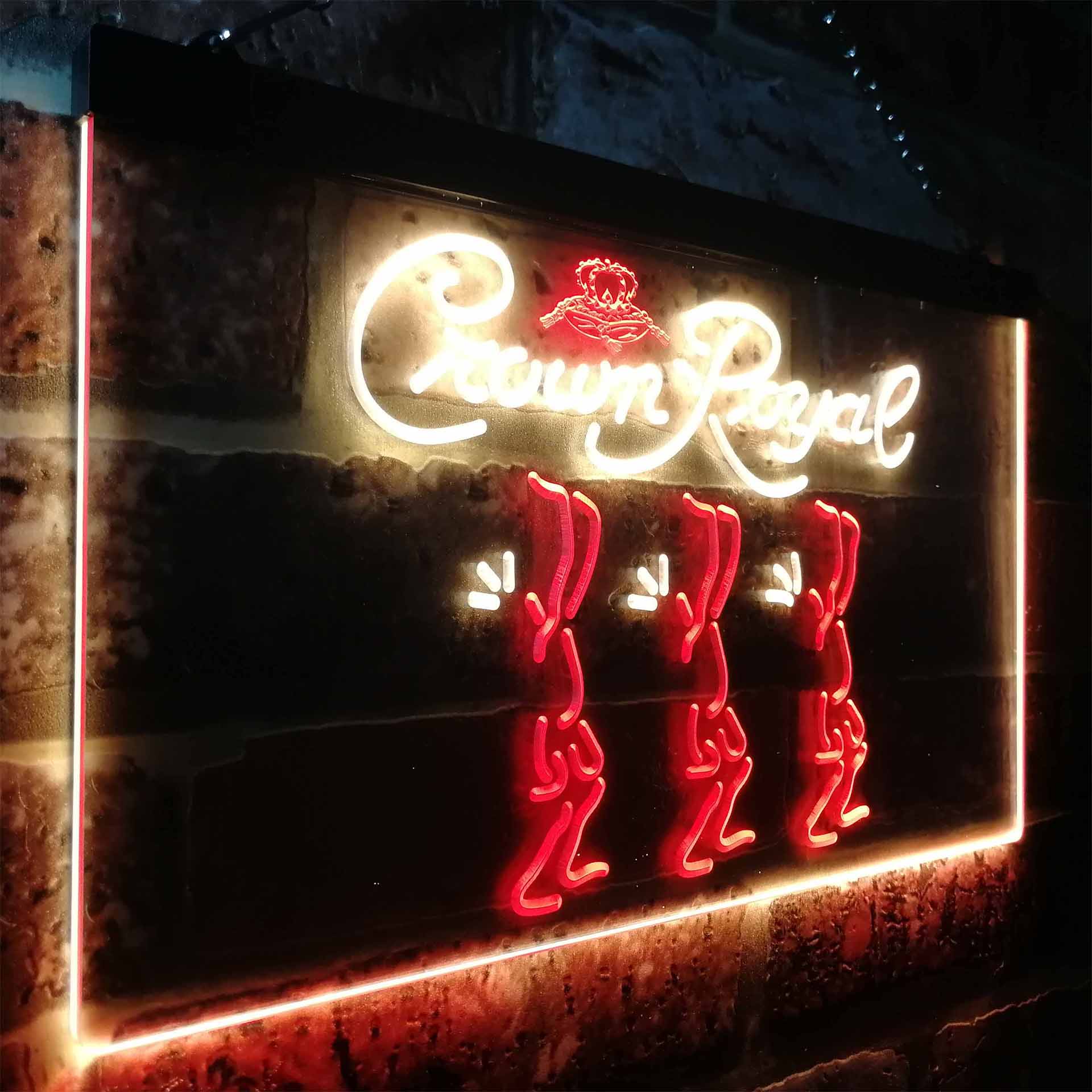 Crown Royal Beer Gift Neon-Like LED Sign