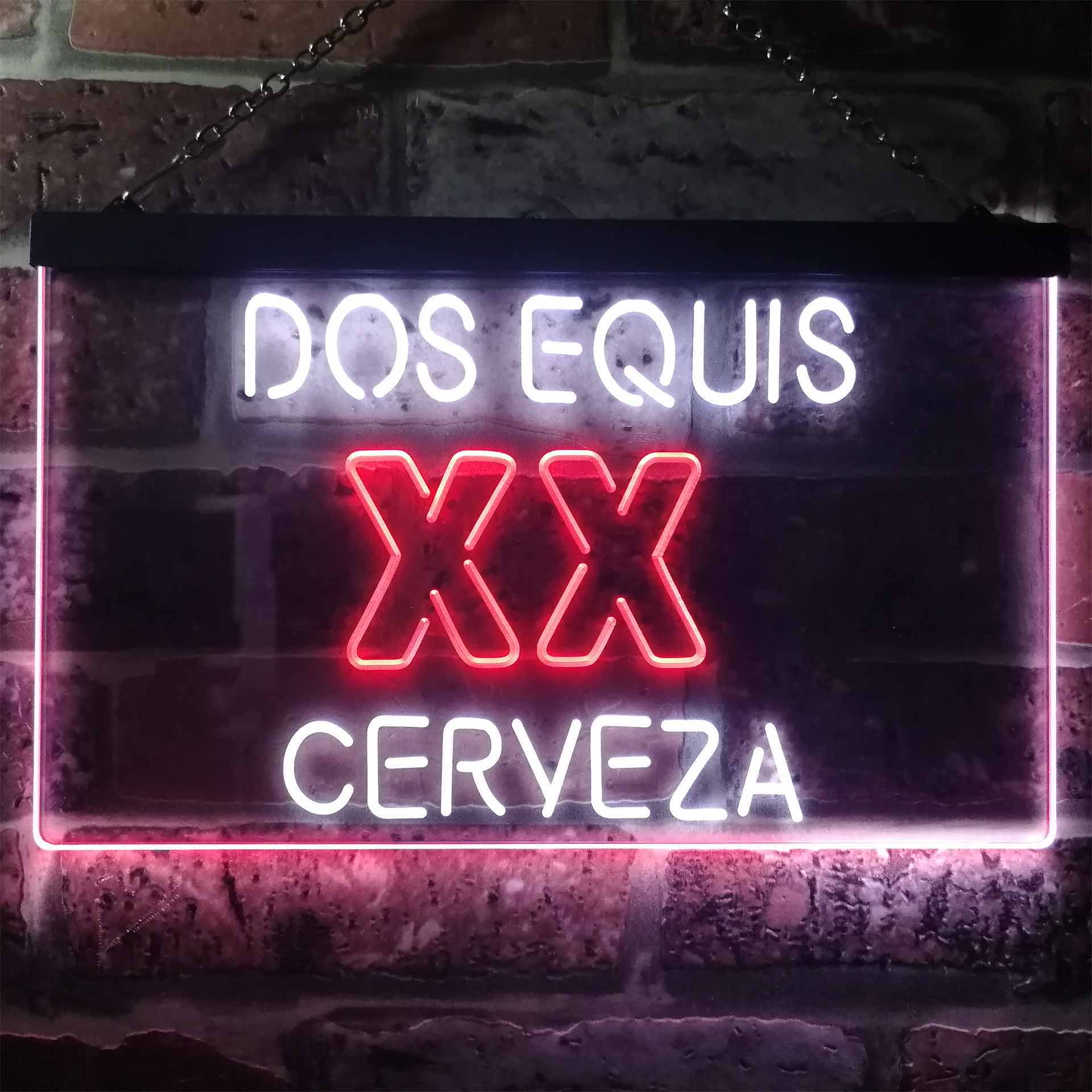 Dos Equis XX Cerveza Dual Color LED Neon Sign ProLedSign