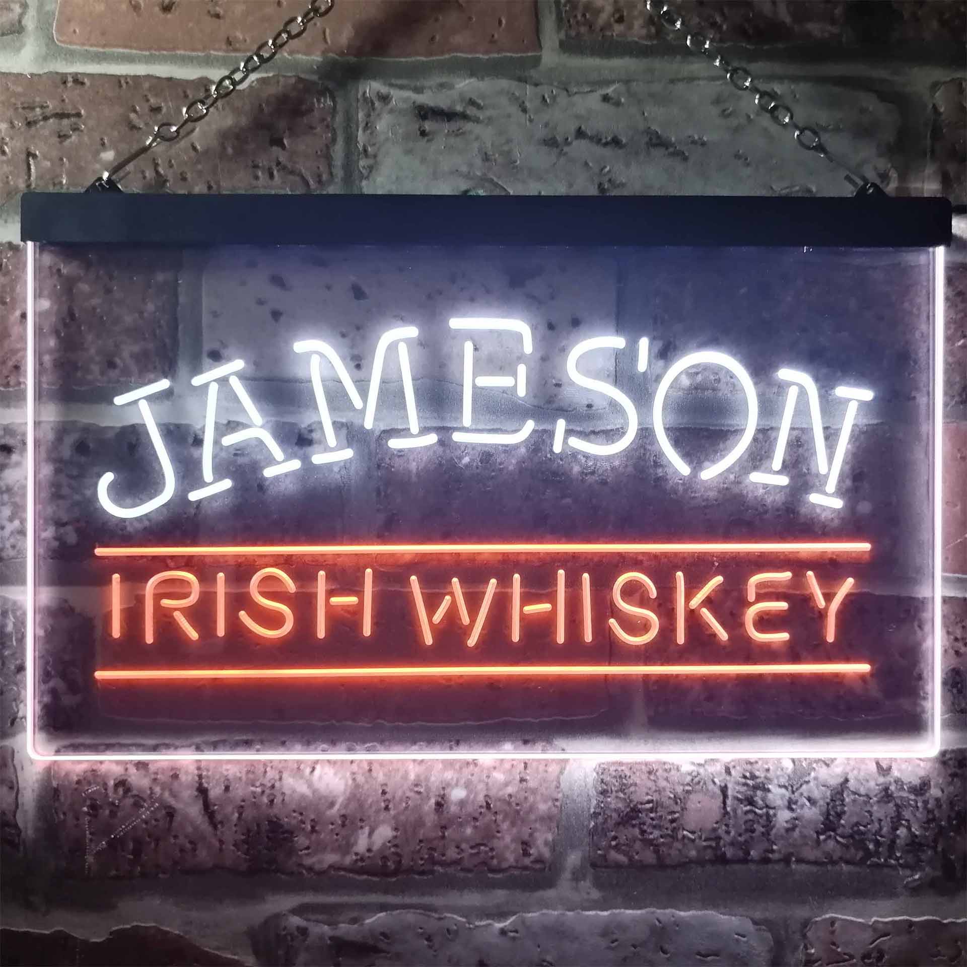 Jameson Irish Whiskey Dual Color LED Neon Sign ProLedSign