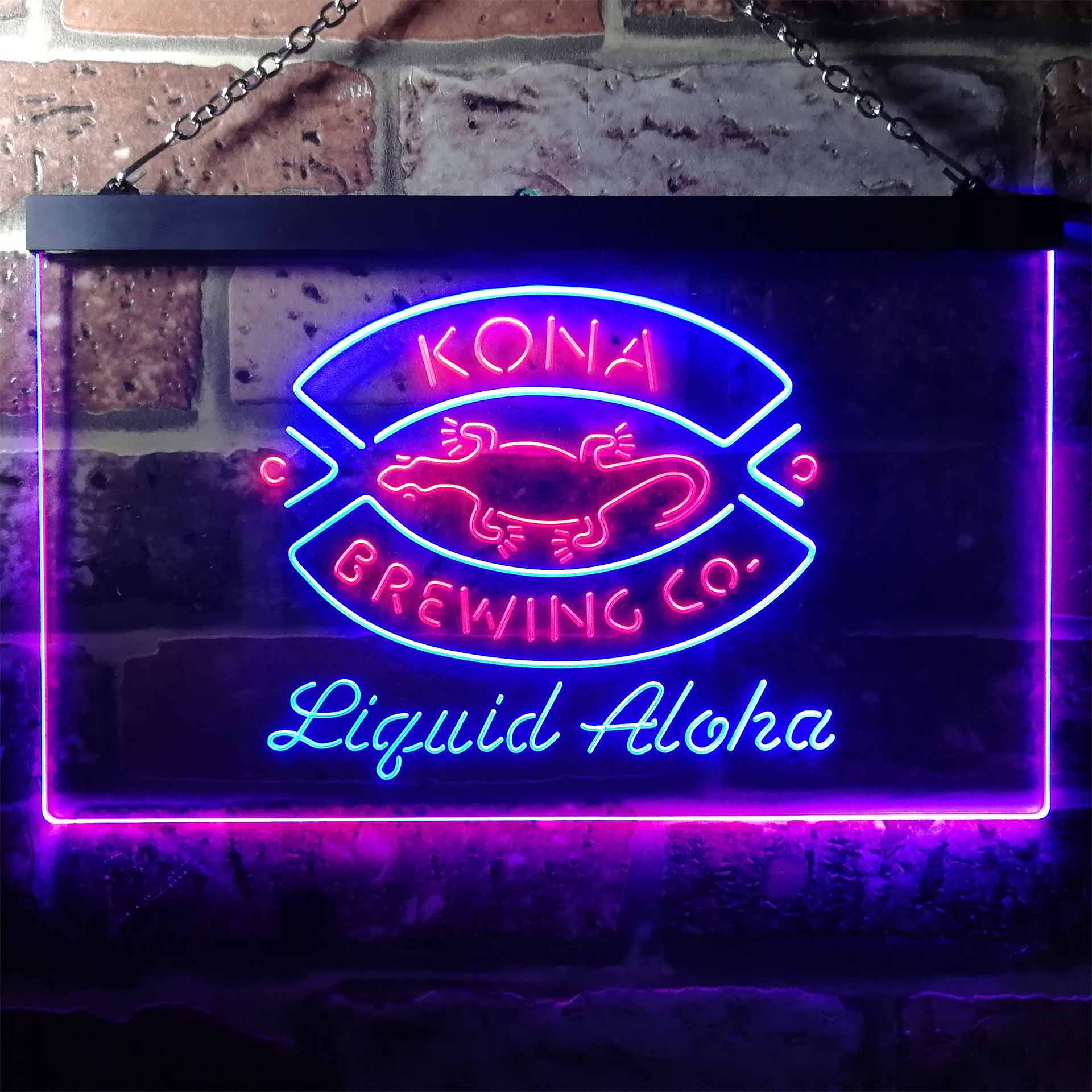 Kona Brewing Company Beer Dual Color LED Neon Sign ProLedSign