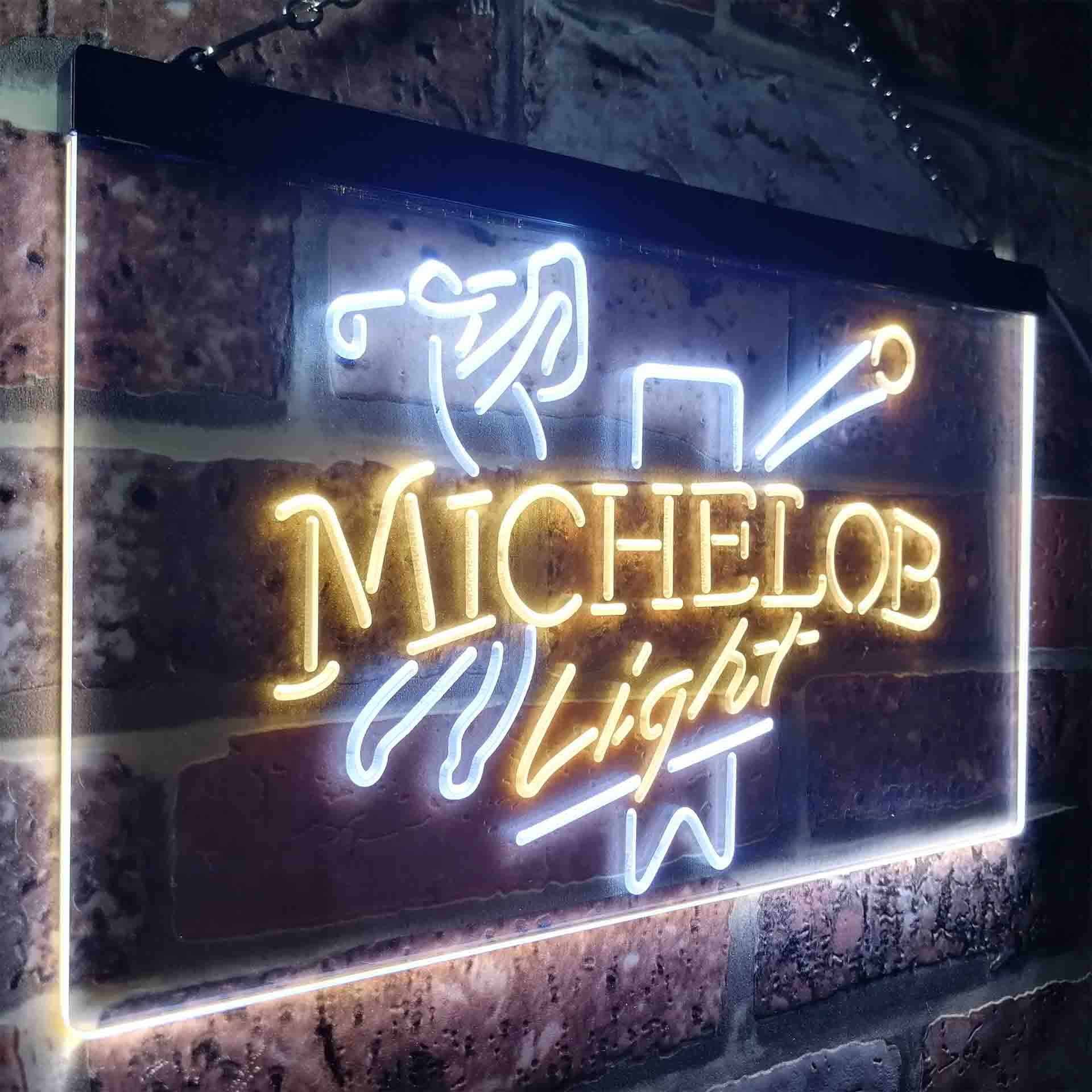 Michelob Light Beer Golf Bar Neon-Like LED Sign - ProLedSign