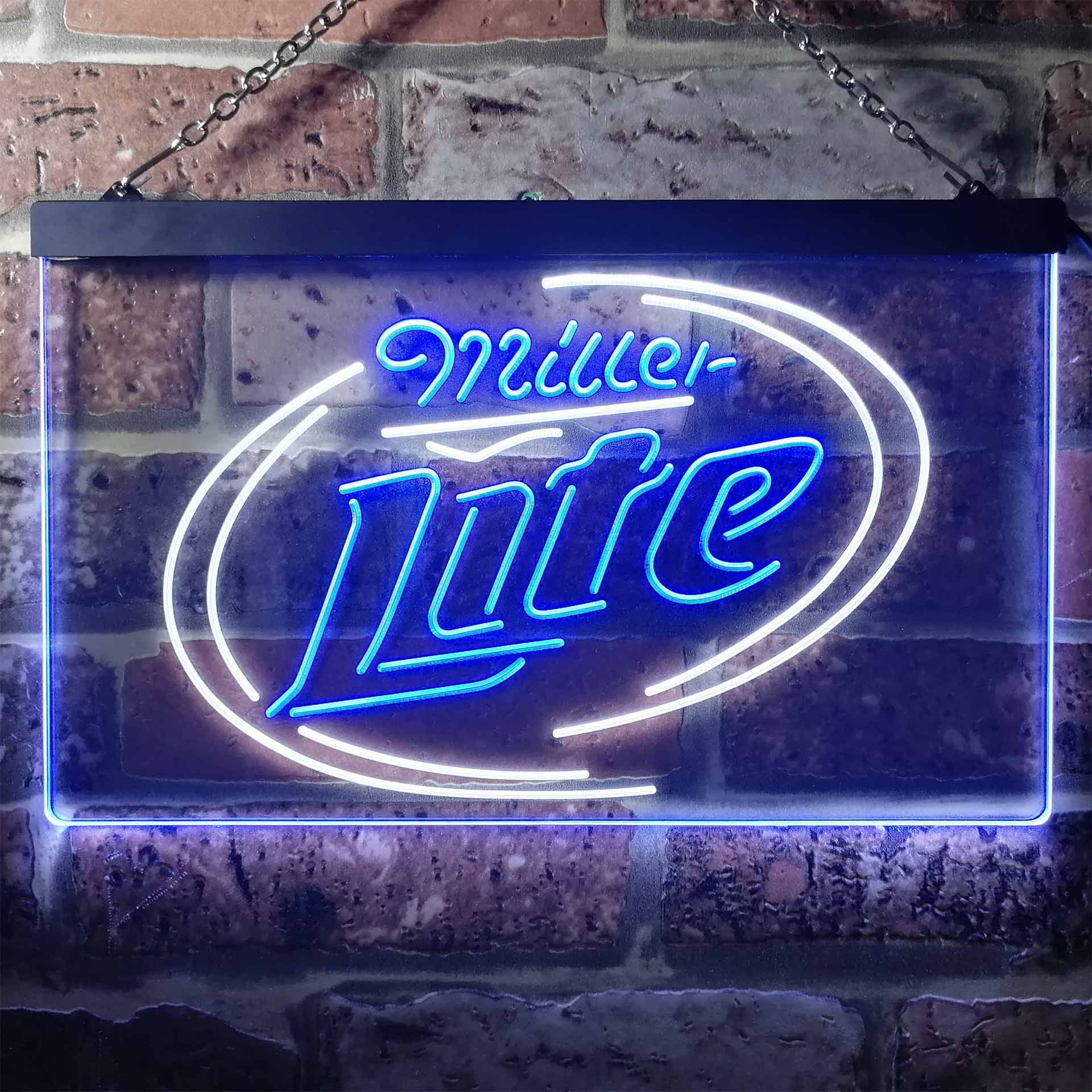 Miller Lite Classic Dual Color LED Neon Sign ProLedSign