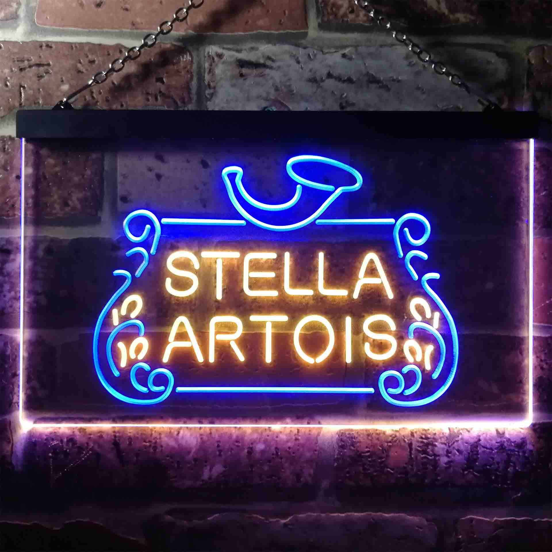 Stella Artois Beer Club Dual Color LED Neon Sign ProLedSign