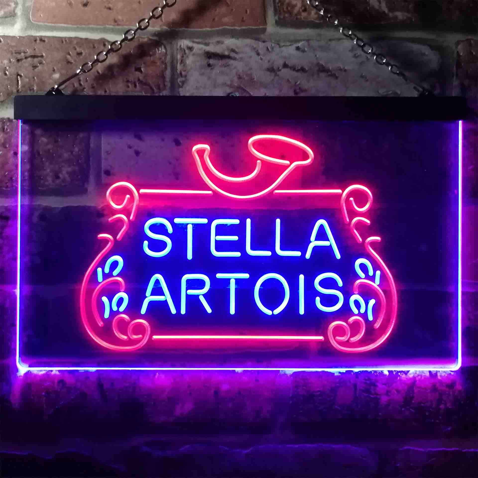 Stella Artois Beer Club Dual Color LED Neon Sign ProLedSign