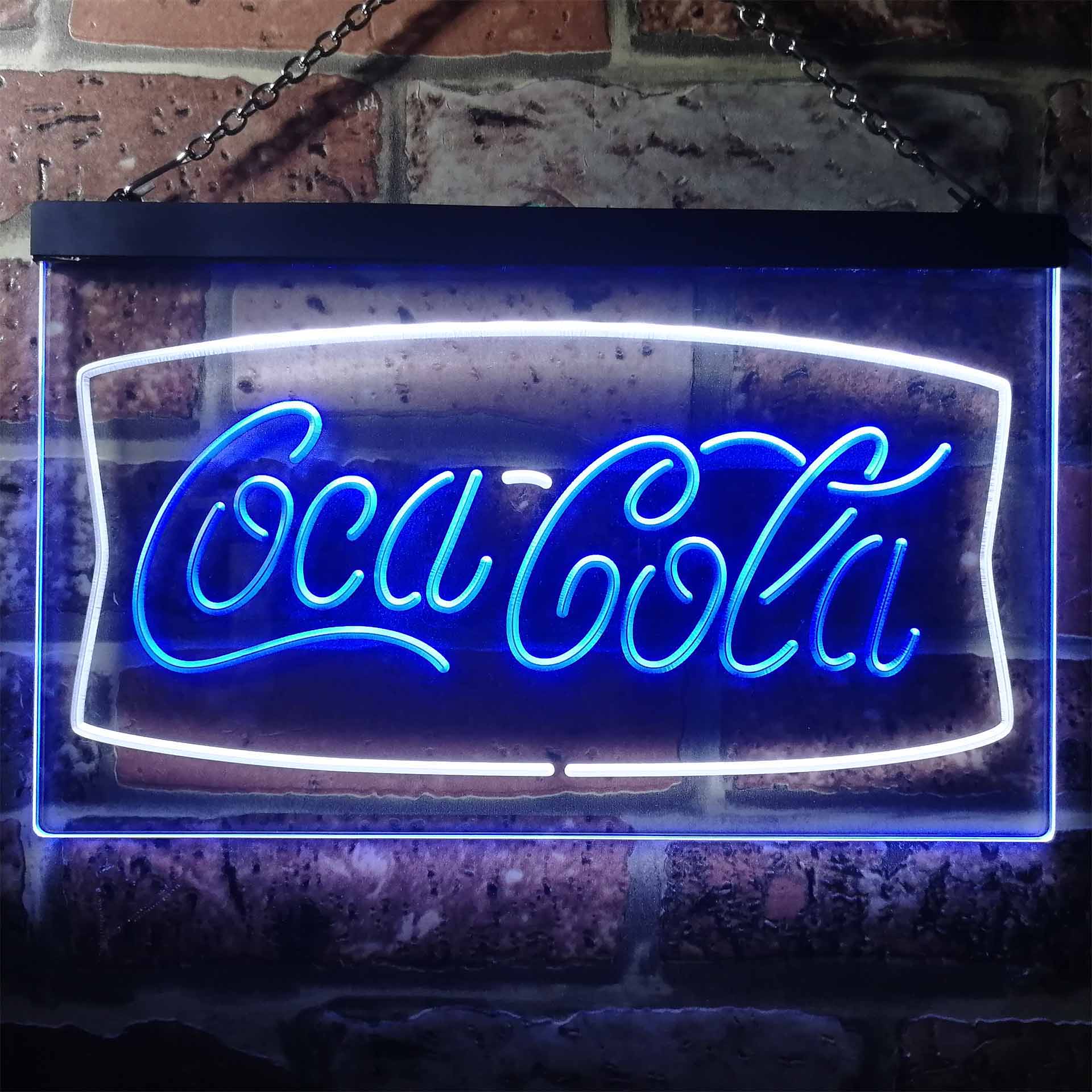 Classic Coca Cola Dual Color LED Neon Sign ProLedSign