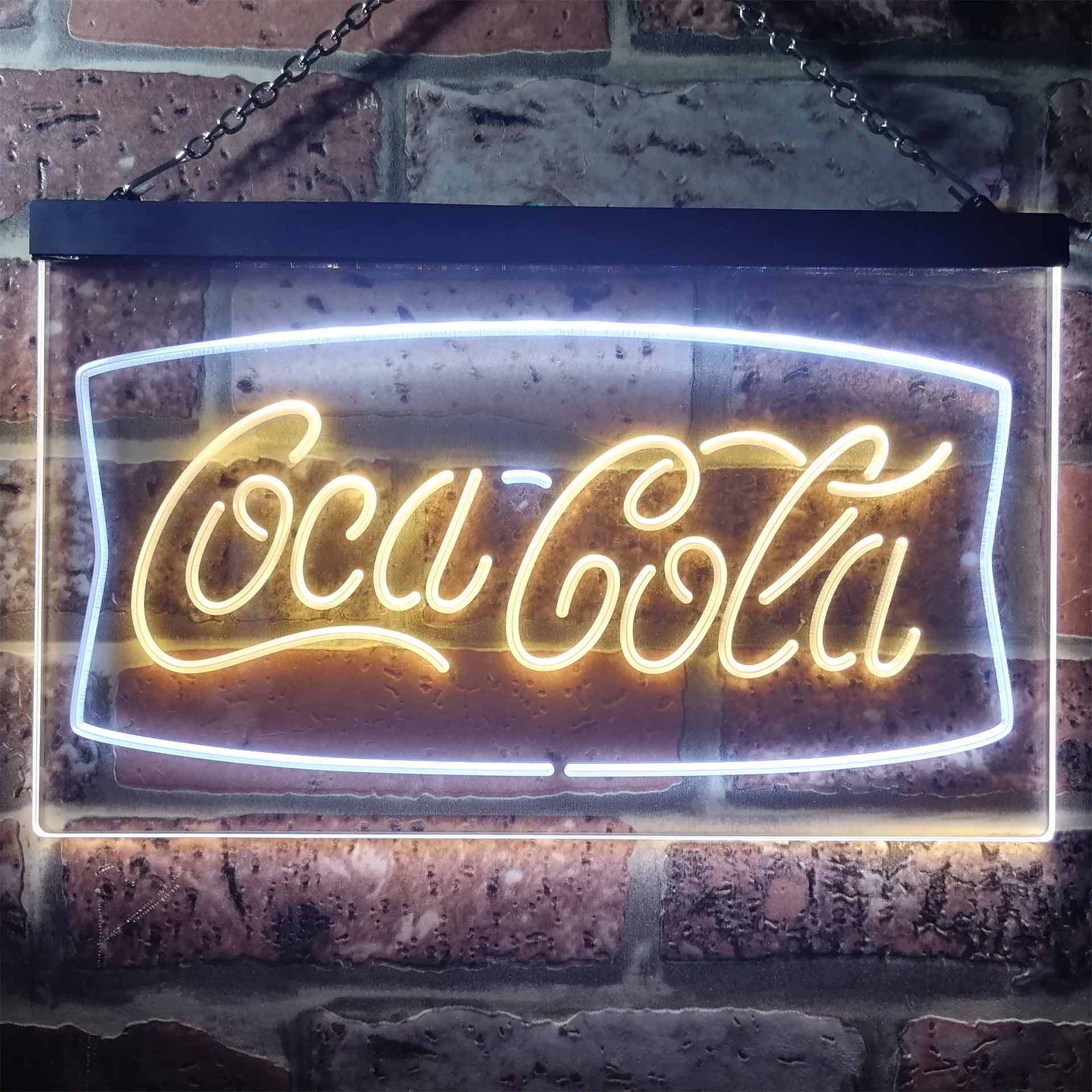 Classic Coca Cola Dual Color LED Neon Sign ProLedSign