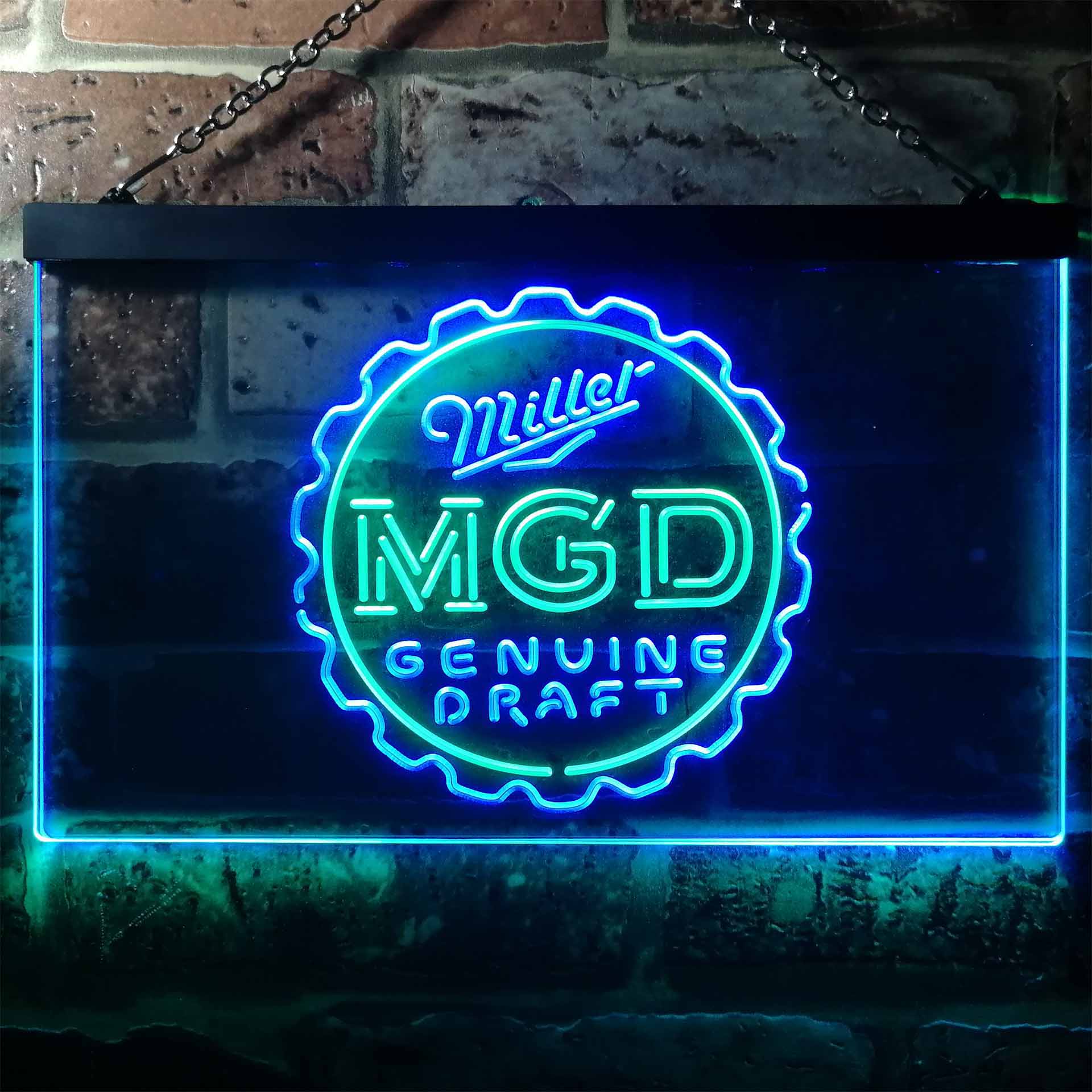 Miller Genuine Draft MGD Neon-Like LED Sign