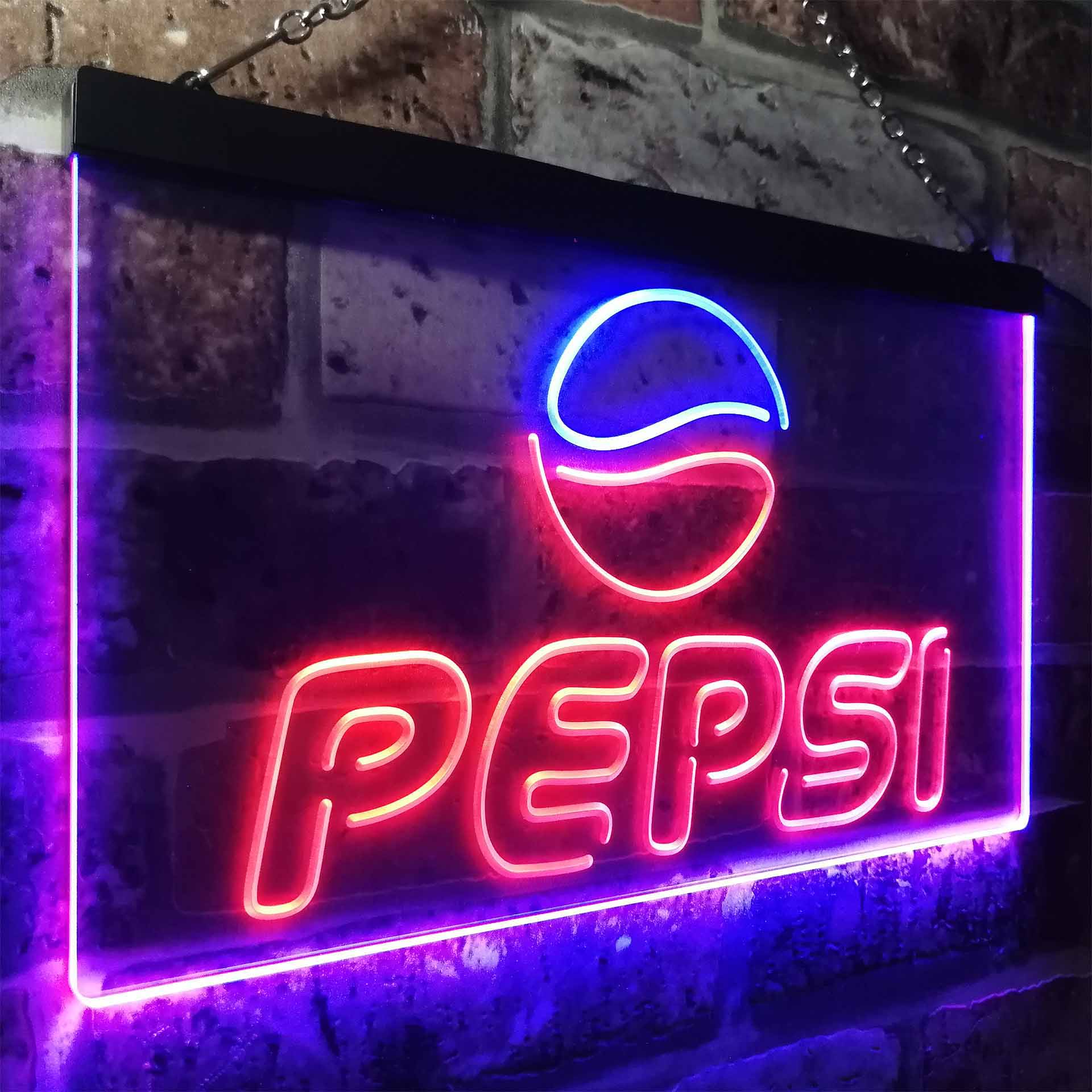 Pepsi Coke Logo Bar Neon-Like LED Sign - ProLedSign