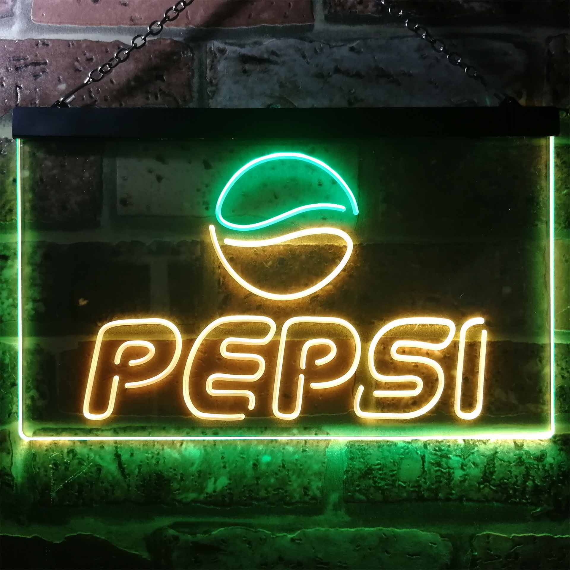 Pepsi Coke Logo Bar Neon-Like LED Sign - ProLedSign