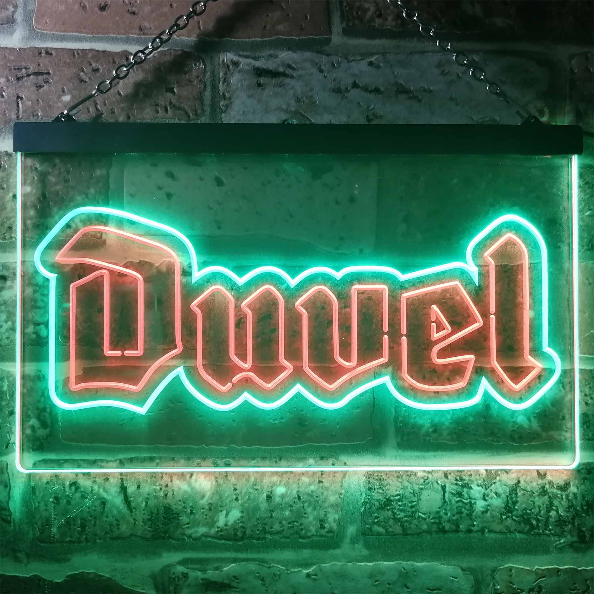 Duvel Beer Home Bar Dual Color LED Neon Sign ProLedSign
