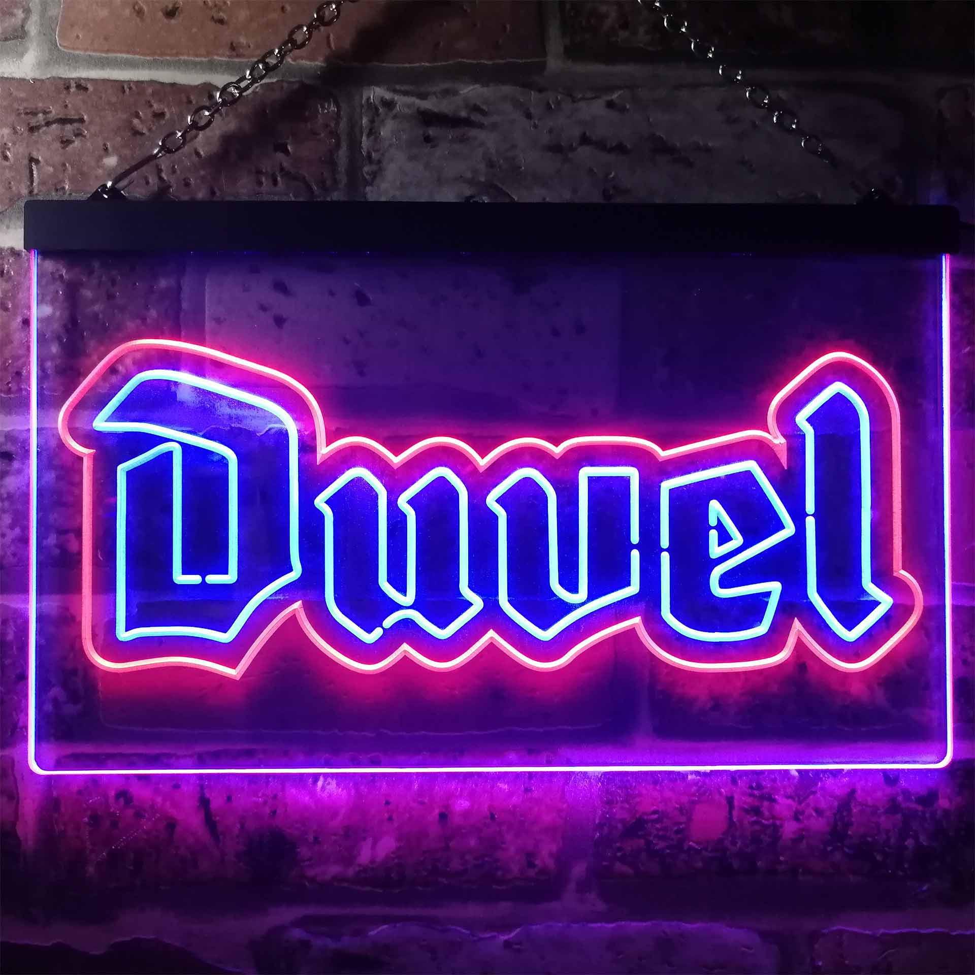 Duvel Beer Home Bar Dual Color LED Neon Sign ProLedSign