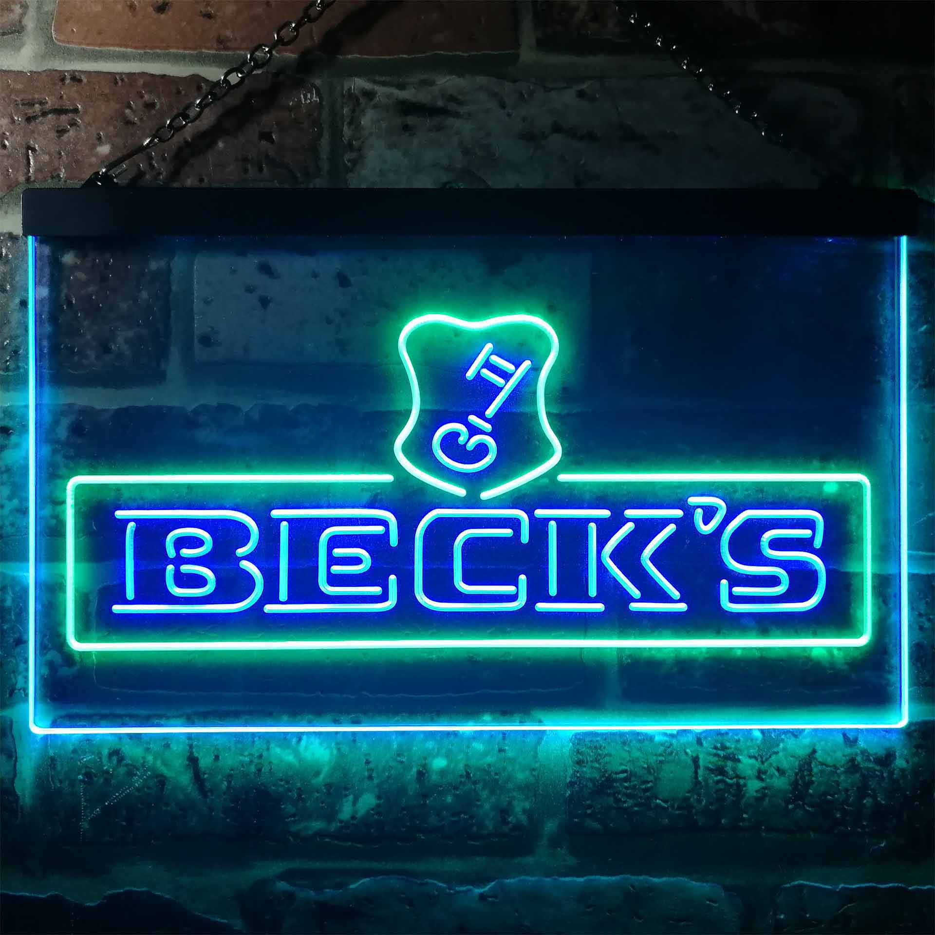 Beck's Beer Dual Color LED Neon Sign ProLedSign