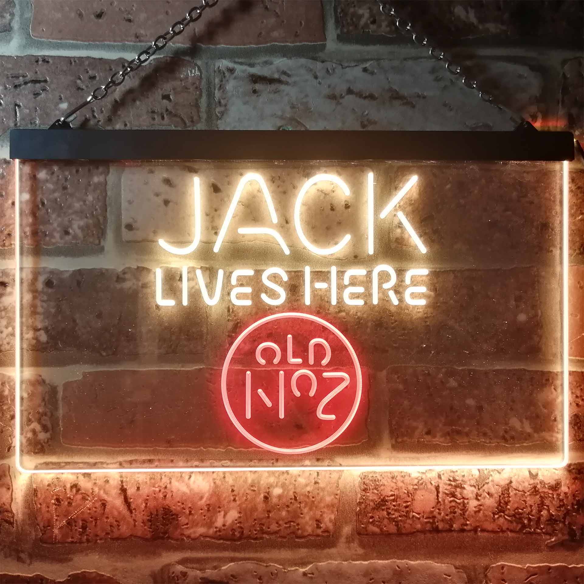 Jack Lives Here Dual Color LED Neon Sign ProLedSign