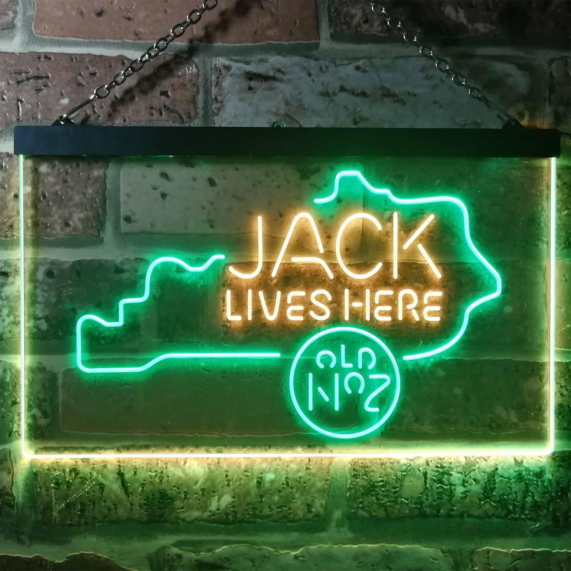 Kentucky Jack Lives Here Dual Color LED Neon Sign ProLedSign