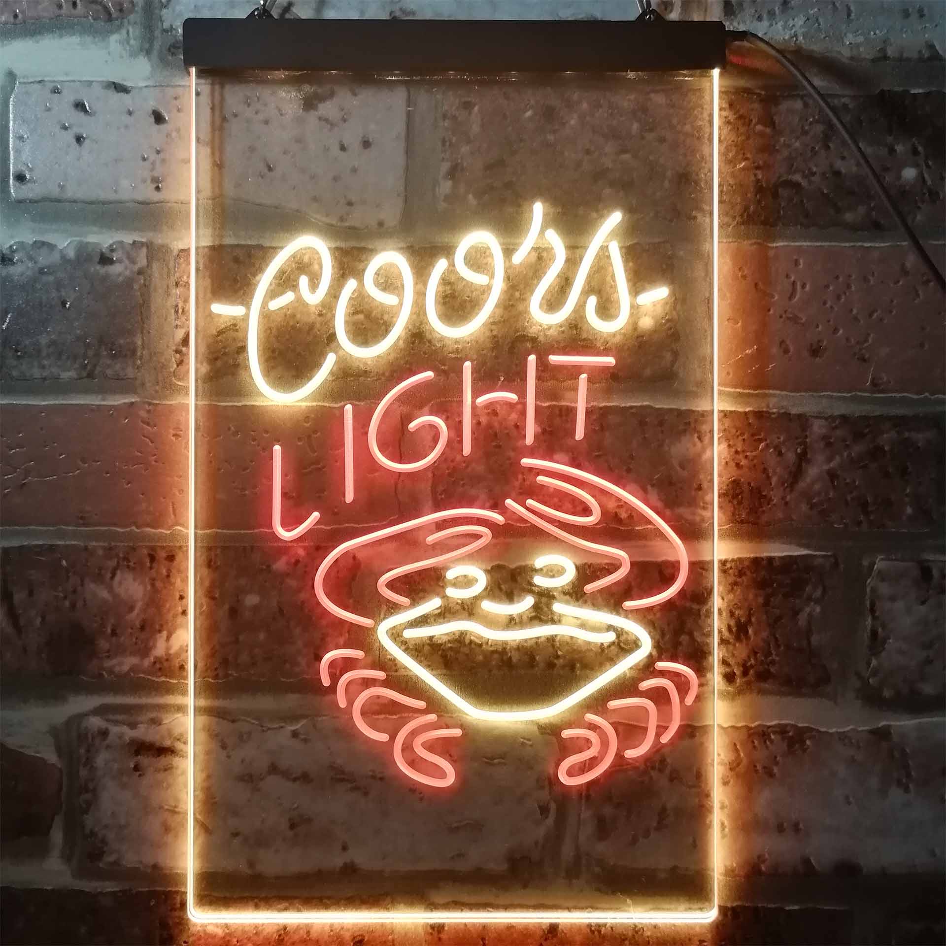 Coors Light Crab Bar Neon-Like LED Sign