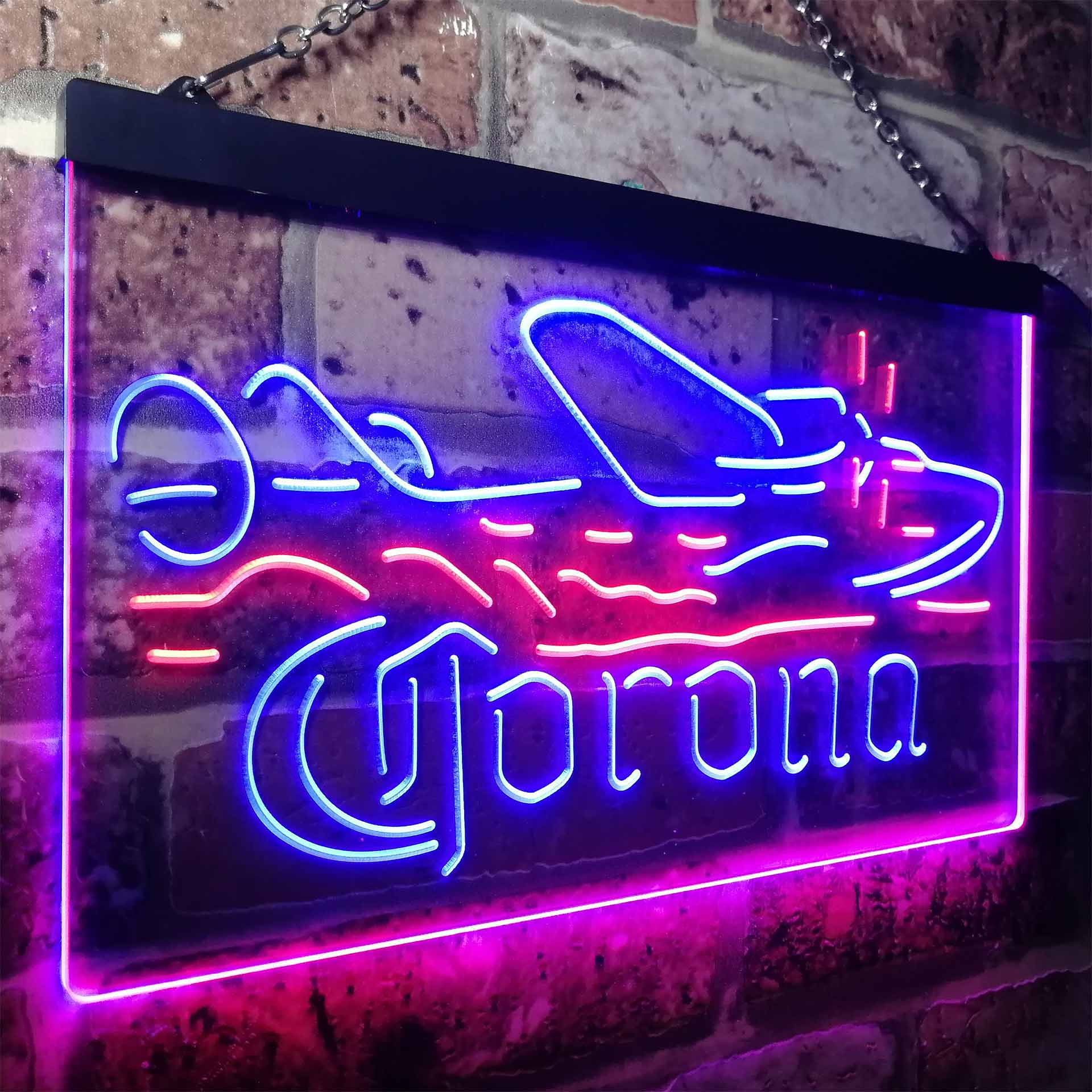 Corona Seaplane Hydroplane Neon-Like LED Sign